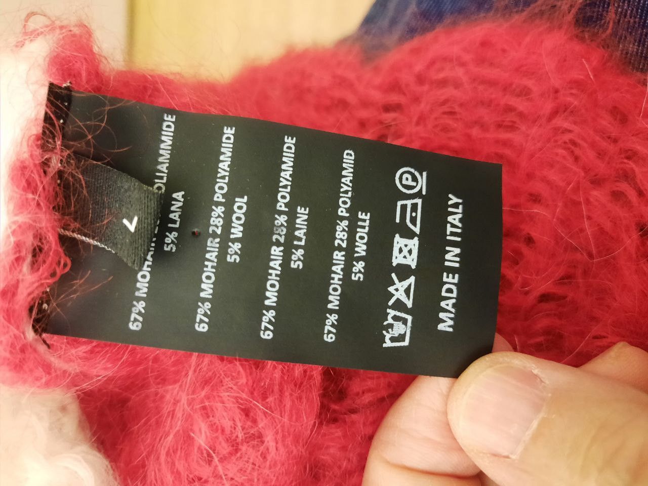 Raf Simons *New* FW21 AW21 Open Knit Mohair Sweater Size US L / EU 52-54 / 3 - 4 Thumbnail