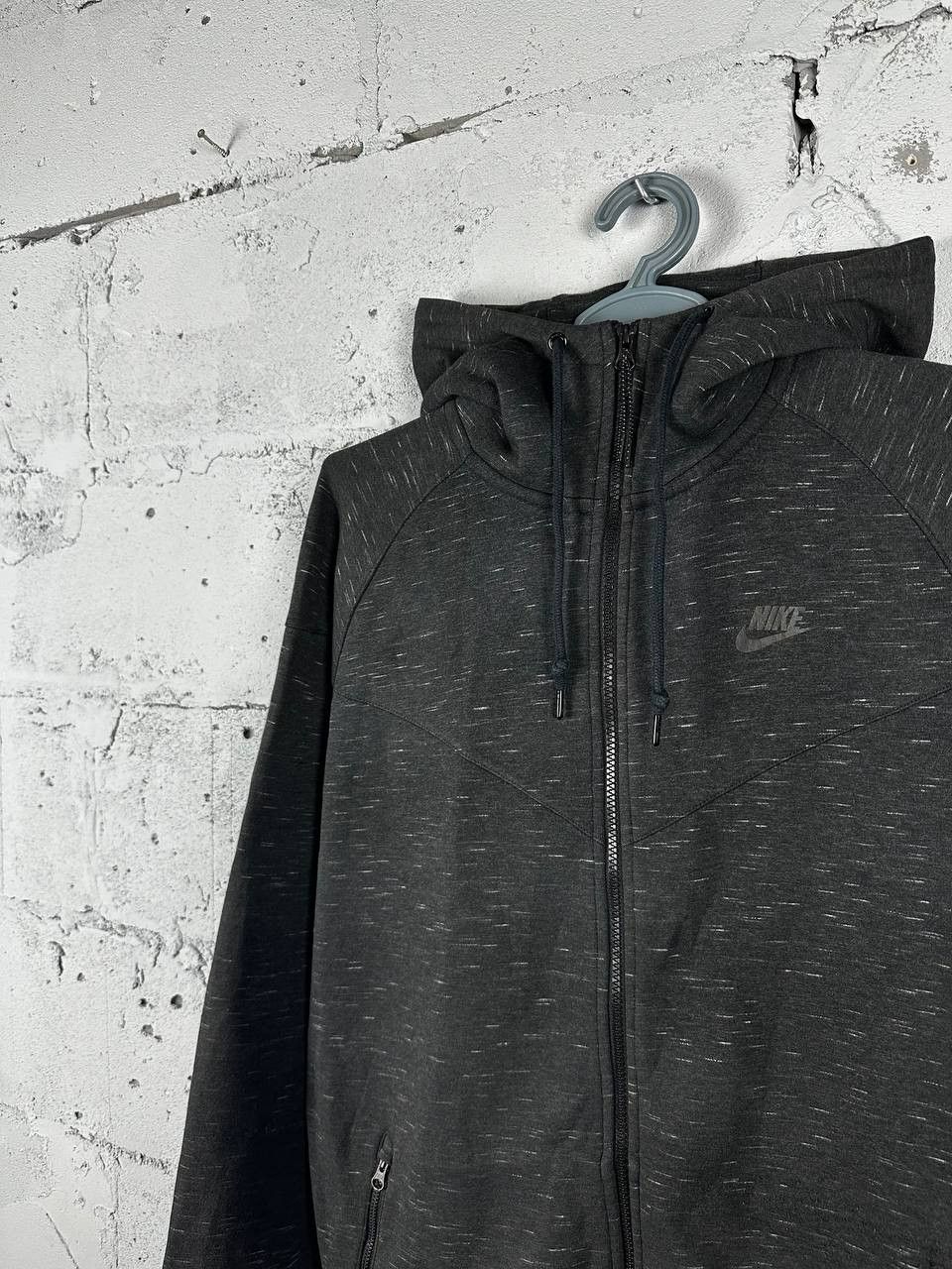 Nike × Vintage Nike Tech Fleece Vintage Drill Retro Zip Hoodie Old Size US XL / EU 56 / 4 - 5 Thumbnail