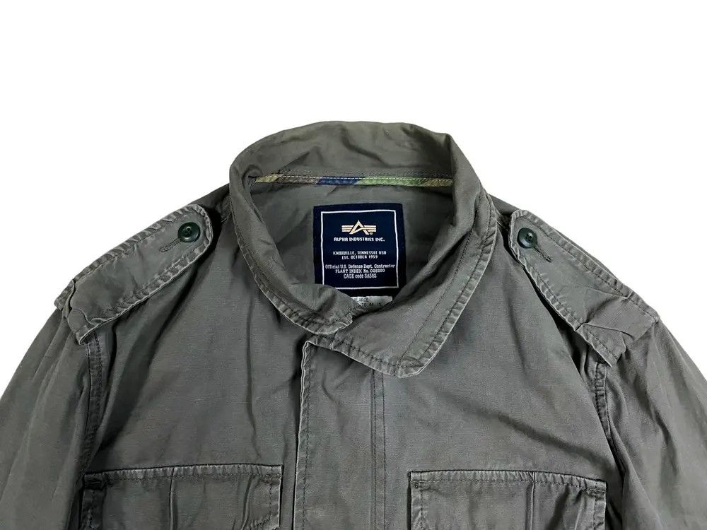 Alpha Industries × Vintage Vintage Alpha Industries Military Army Jacket Size US M / EU 48-50 / 2 - 3 Thumbnail