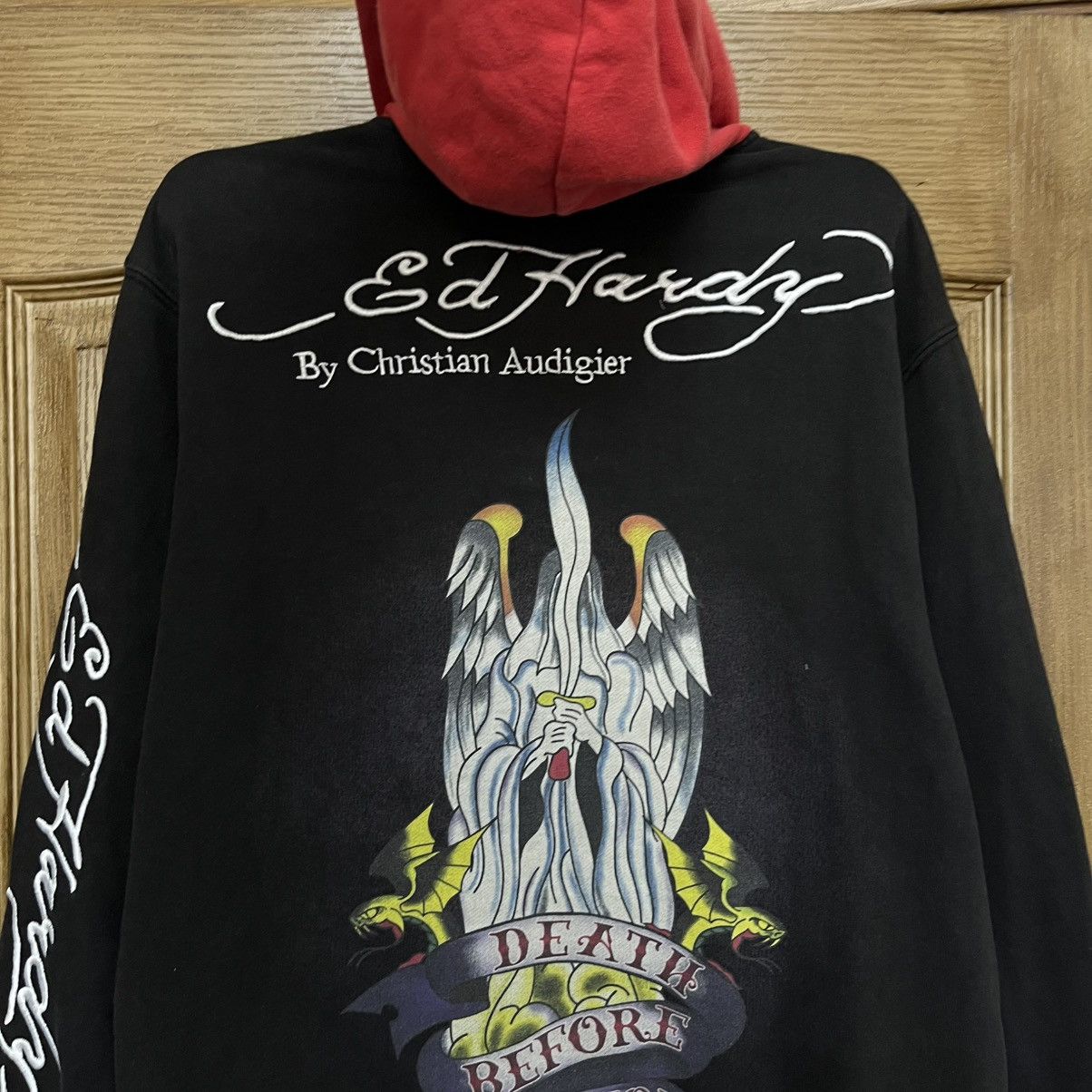 Ed Hardy Vintage Y2K Ed Hardy Zip Hoodie Size US M / EU 48-50 / 2 - 11 Thumbnail