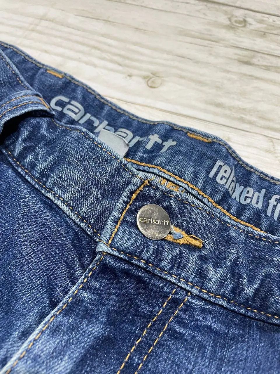 Carhartt Vintage Carhartt Carpenter Blue Denim Jeans Work Pants Size US 32 / EU 48 - 16 Thumbnail