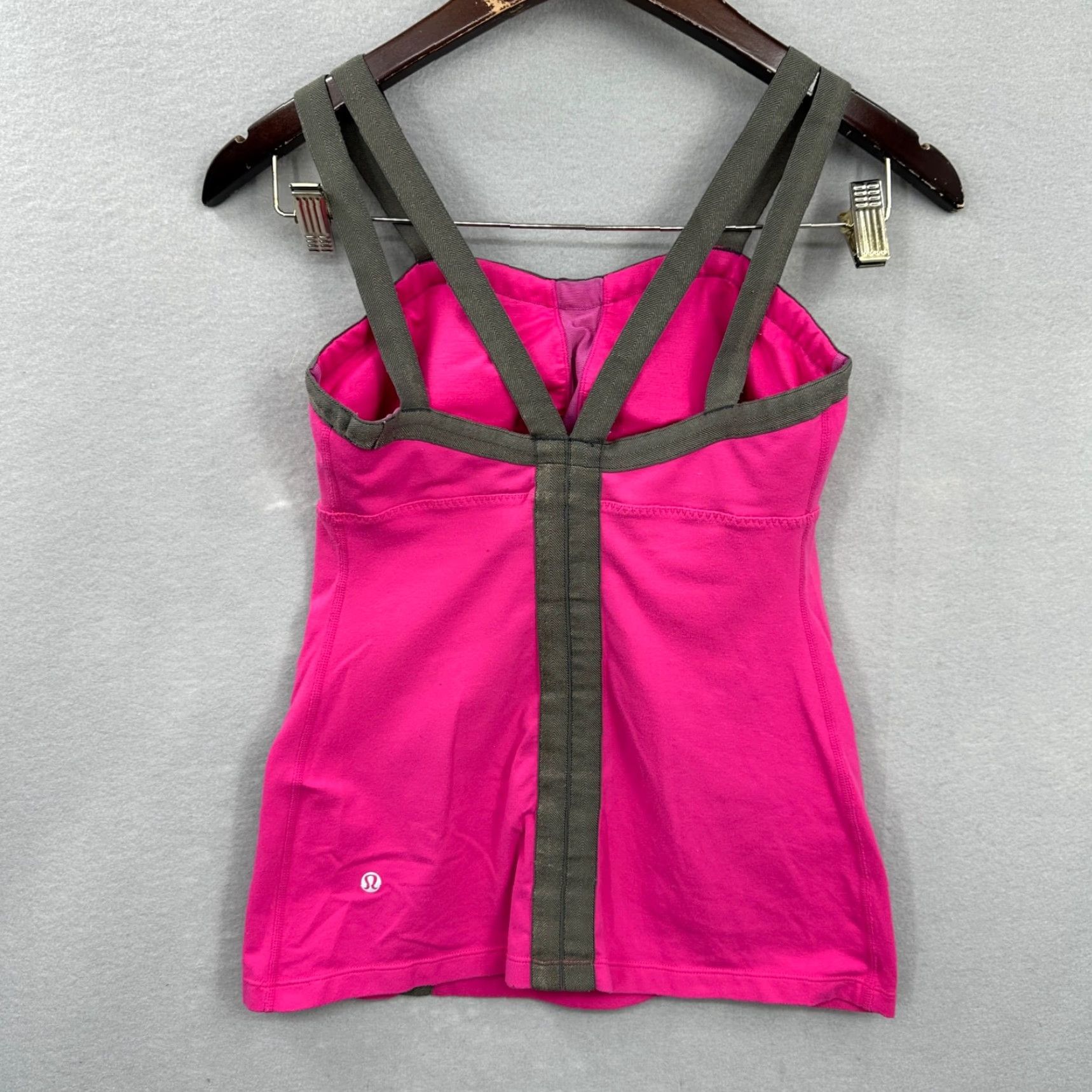 Lululemon Lululemon Insight Double Strap Tank Top Womens 6 Pink Ruched Strappy Preppy Size M / US 6-8 / IT 42-44 - 6 Thumbnail
