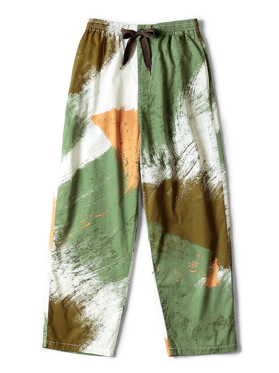 Kapital Combed Burberry Brushed Camo Print Easy Pants