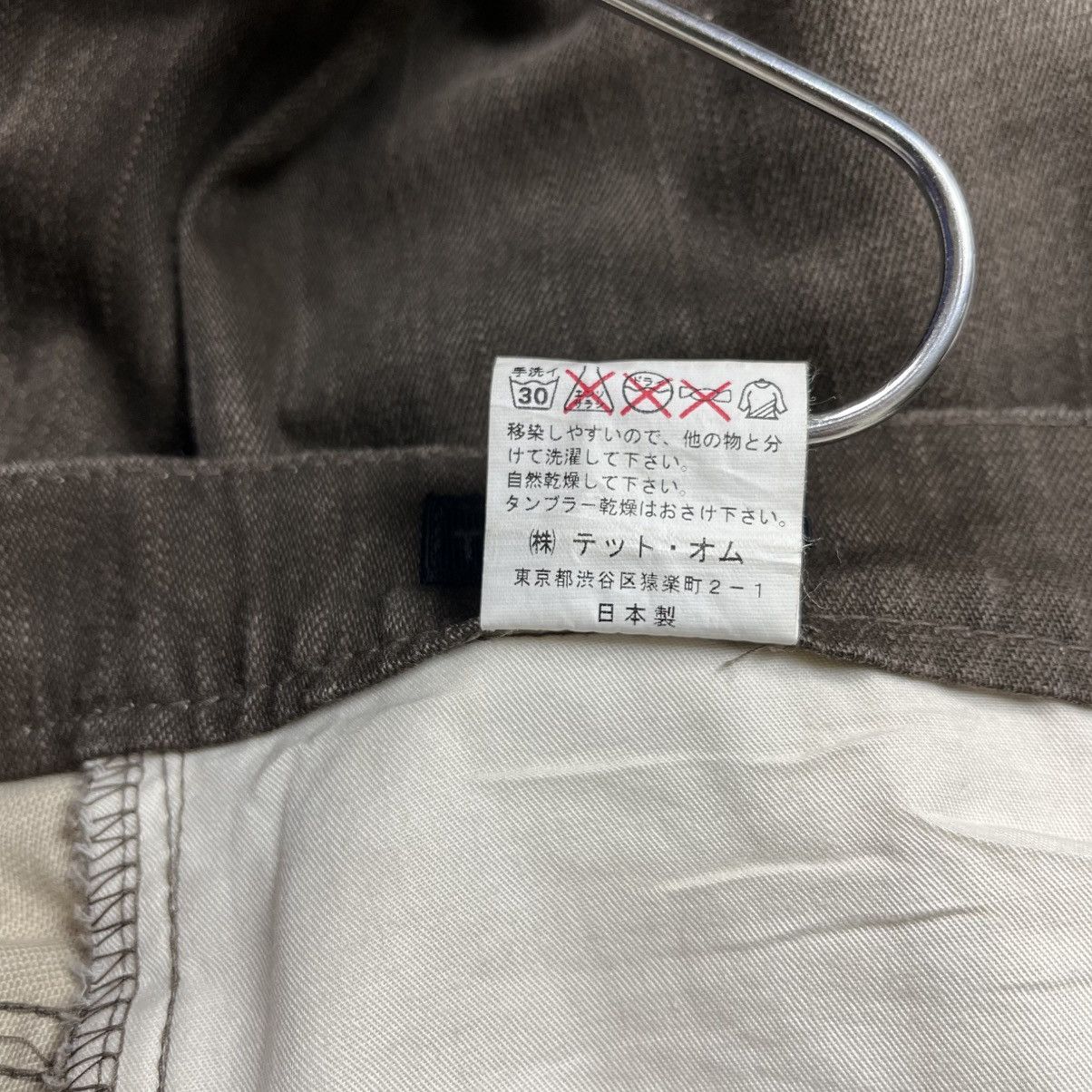 If Six Was Nine 2000s Tete Homme - Chocolate Mudwash Flared Denim - Size US 29 - 8 Thumbnail