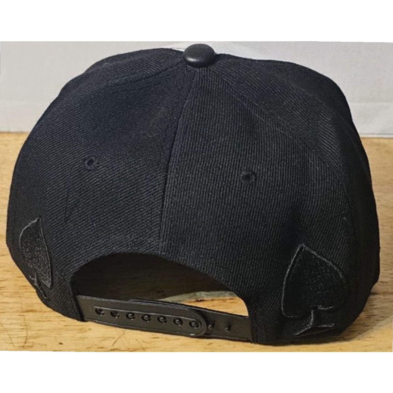 Vintage Ace Of Spades Baseball Cap Mens Adjustable Black White Size ONE SIZE - 4 Thumbnail