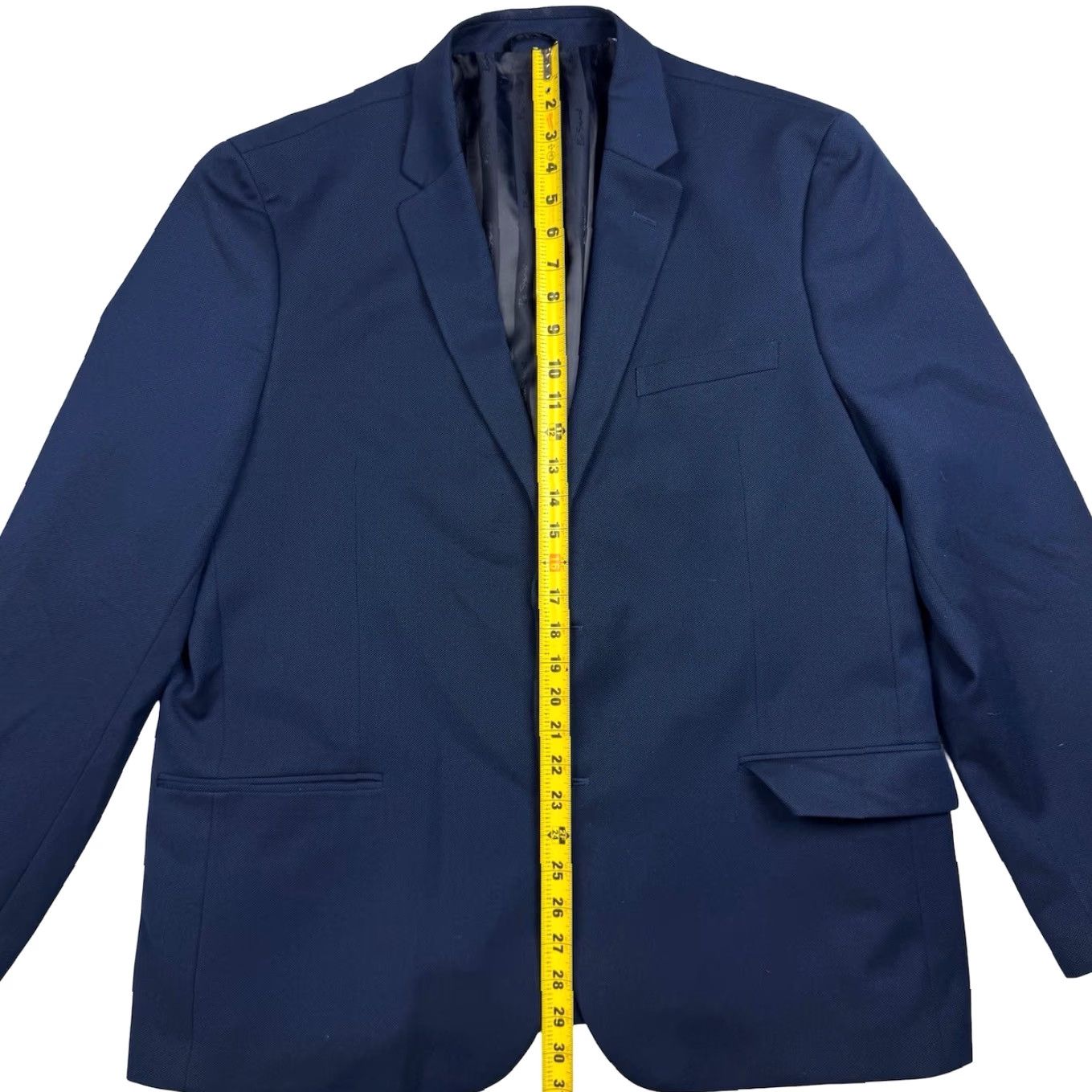Ben Sherman Ben Sherman Men's Blazer 48R Blue Polyester Blend 2-Button Size 48R - 6 Thumbnail