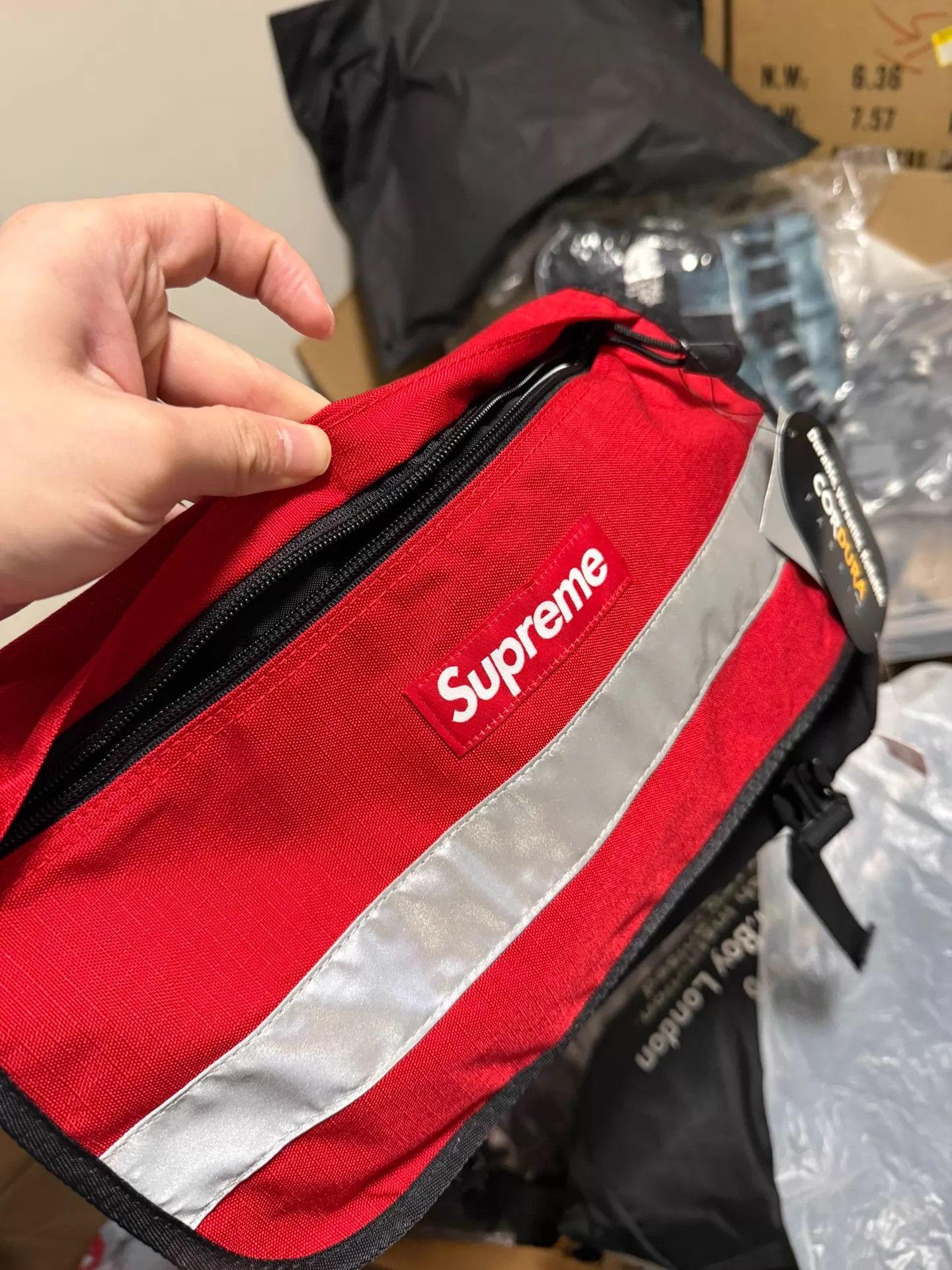 Supreme Supreme FW14 14th Hi-vis 3M Reflective MessengerBag Size ONE SIZE - 3 Thumbnail