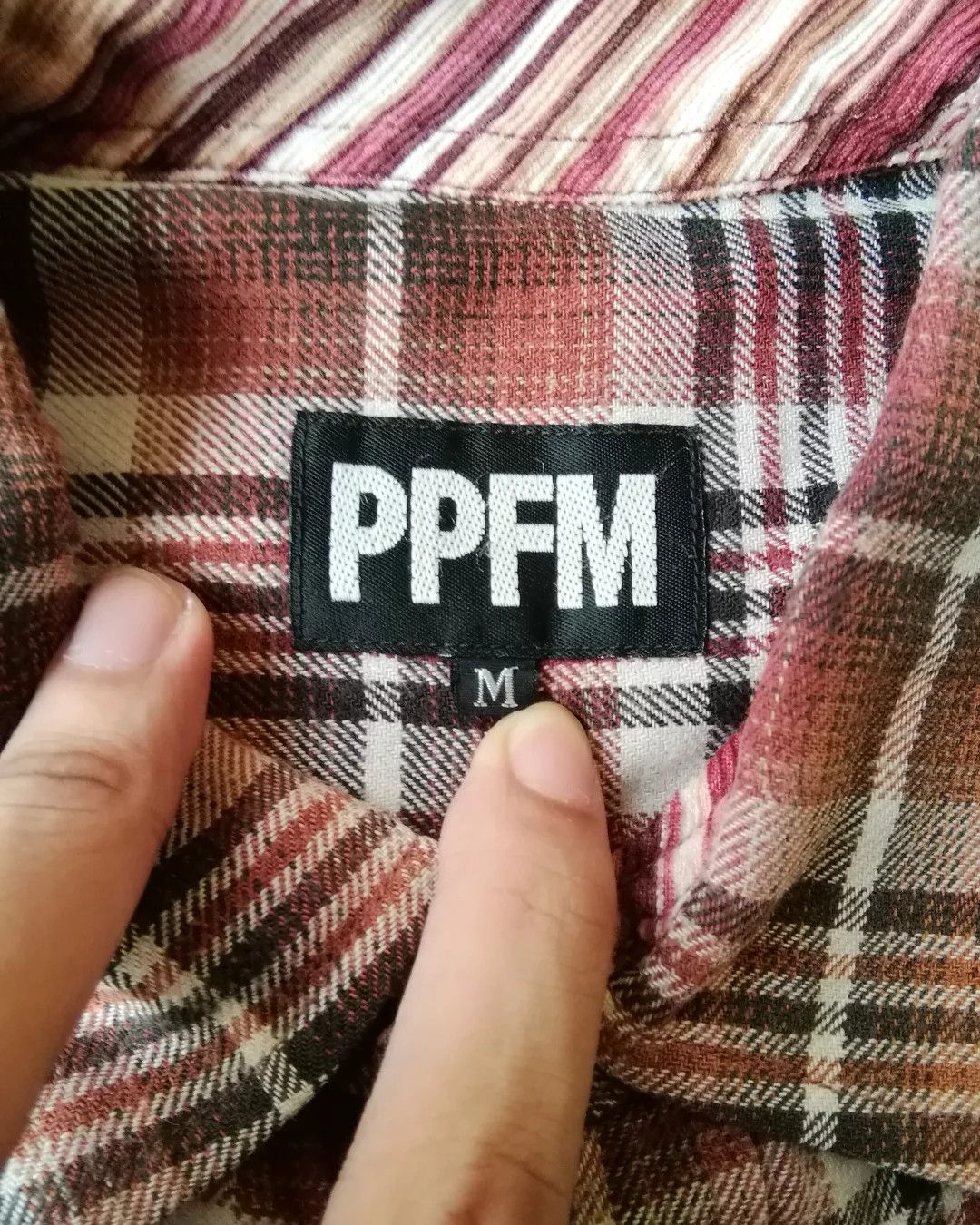 PPFM PPFM Peyton Place for Men Brown Plaid Flanel Shirt Size US M / EU 48-50 / 2 - 5 Thumbnail
