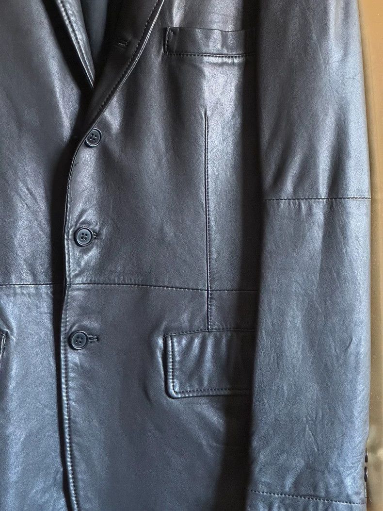 Yohji Yamamoto Yohji Yamamoto Yohji Yamamoto Leather Blazer 2010AW-2507 Size US M / EU 48-50 / 2 - 2 Thumbnail