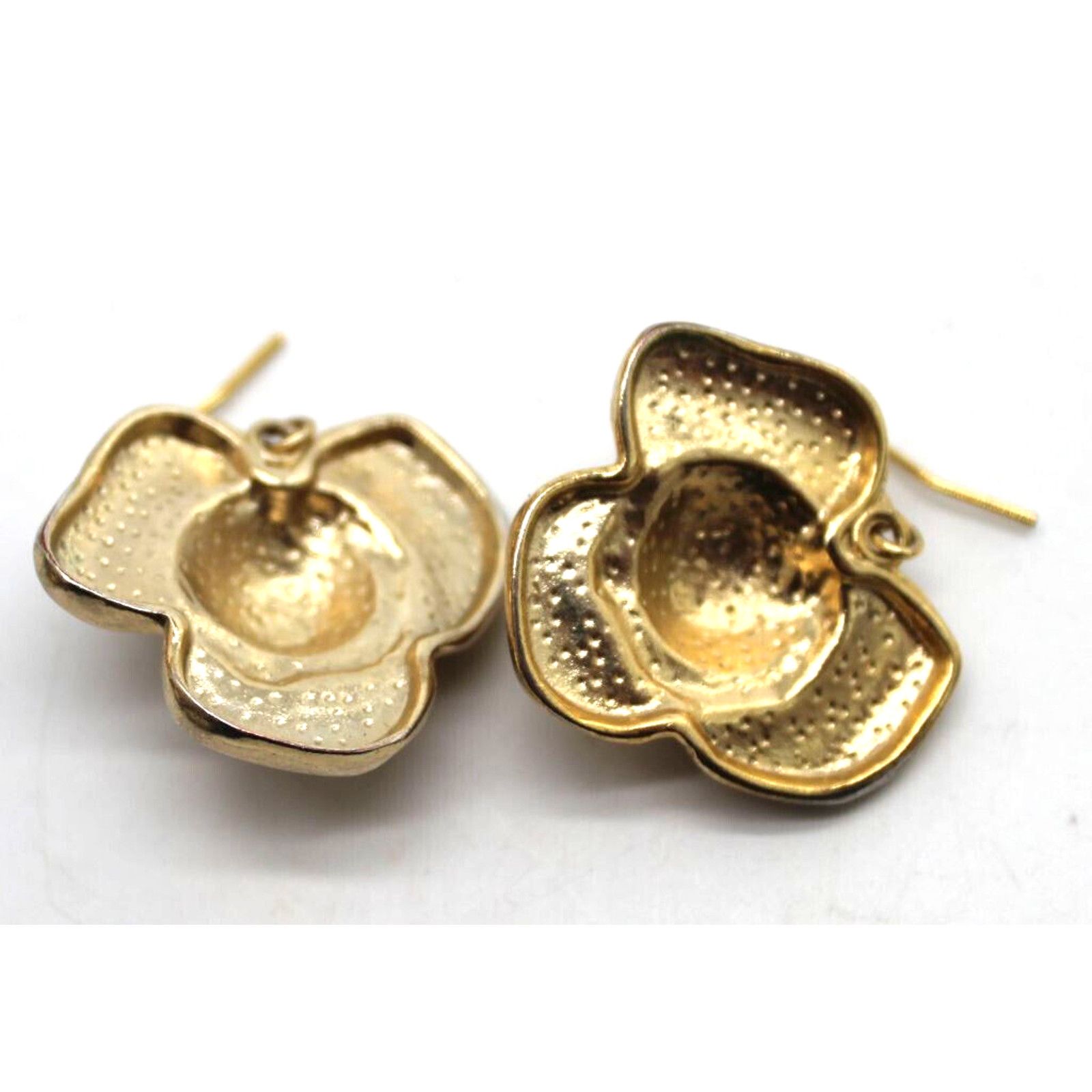 Other Classic 2" Golden Roses Necklace & Earring Set • Goldtone Size ONE SIZE - 4 Thumbnail