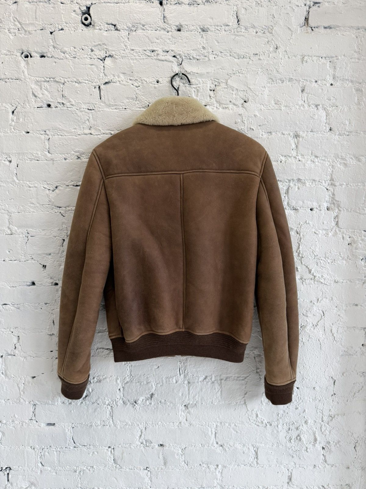 Saint Laurent Paris A/W 2020 SLP SHEARLING LINED SUEDE BOMBER JACKET Size US M / EU 48-50 / 2 - 4 Thumbnail