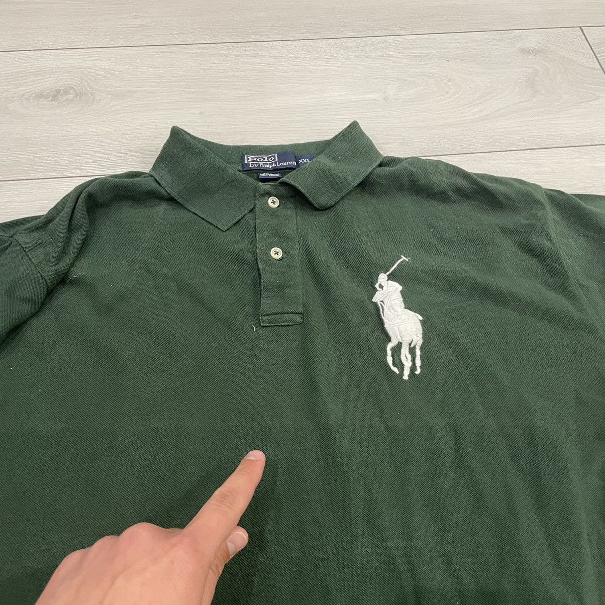 Polo Ralph Lauren × Ralph Lauren × Vintage Polo Ralph Lauren green Chief Keef Polo Shirt PRL TEE OLD rr Size US XXL / EU 58 / 5 - 3 Thumbnail