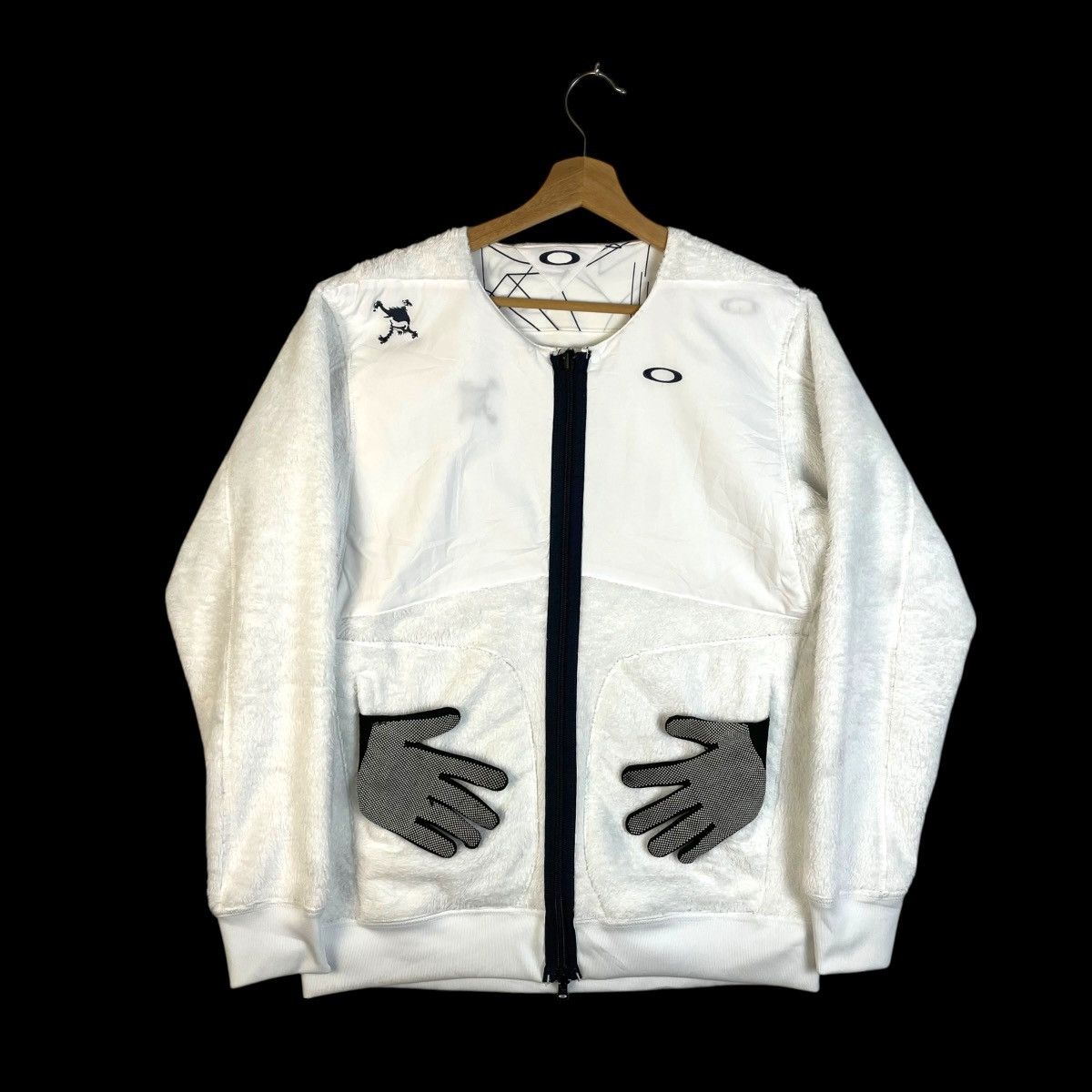 Oakley OAKLEY PERFOMANCE FLEECE / NYLON FULL ZIP REVERSIBLE JACKET Size US L / EU 52-54 / 3 - 3 Thumbnail