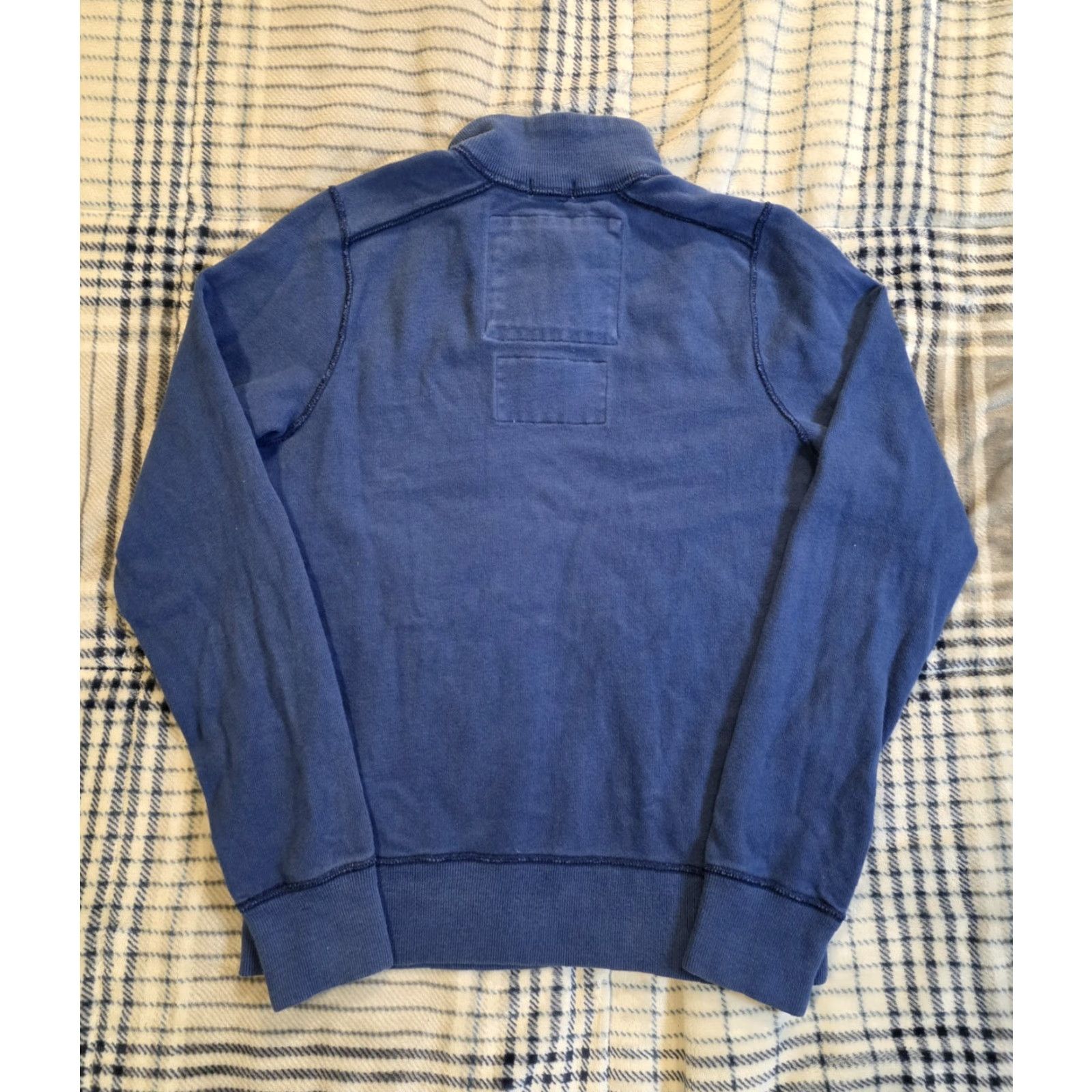 Abercrombie & Fitch VINTAGE Abercrombie & Fitch Kangaroo Pocket Mockneck Henley Blue Shirts Mens XL Medium Boys Xl? Size US M / EU 48-50 / 2 - 2 Thumbnail