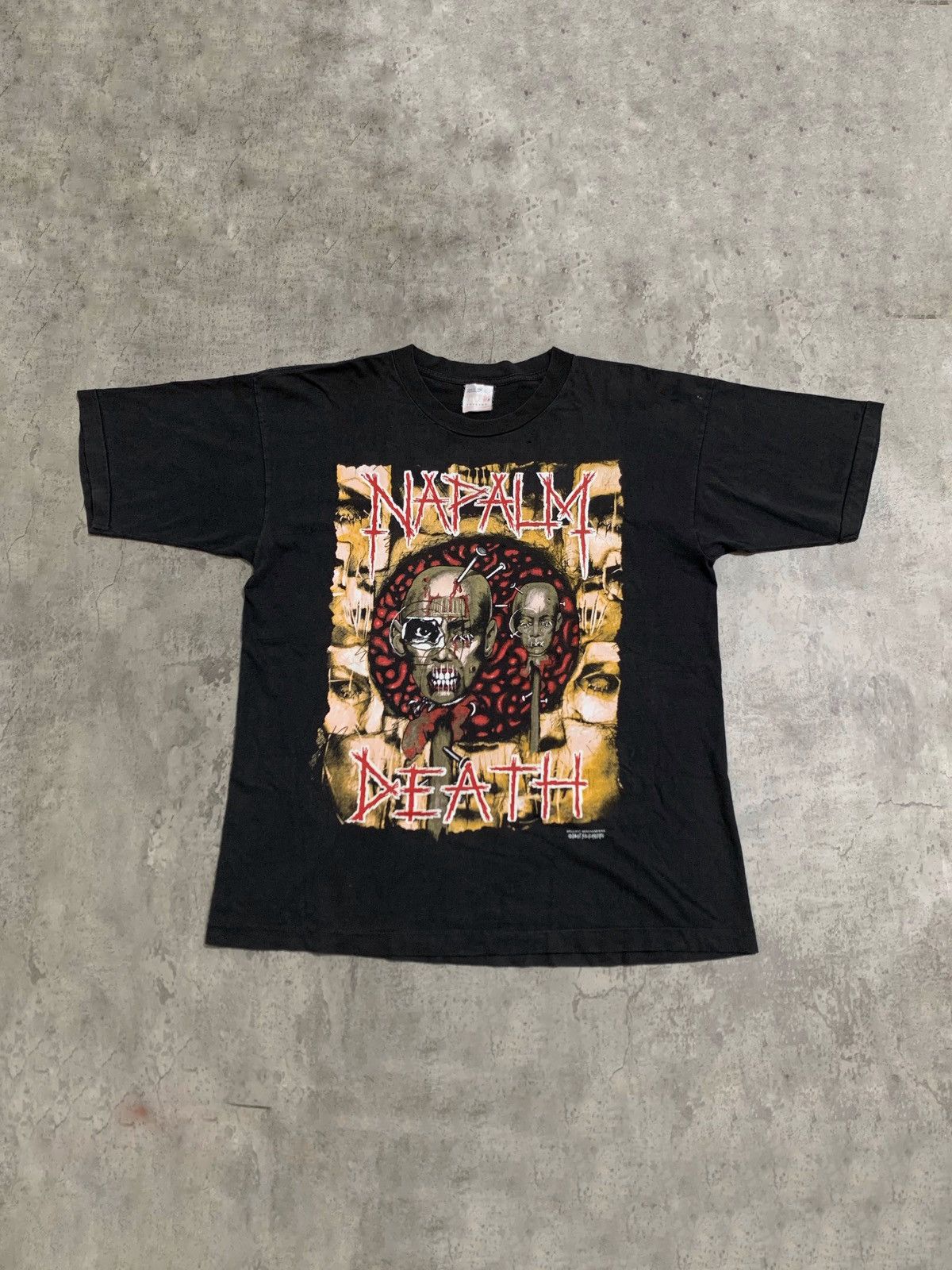 Band Tees Vintage Napalm death Tshirt Band godflesh Bolt Thrower Size US XL / EU 56 / 4 - 1 Thumbnail