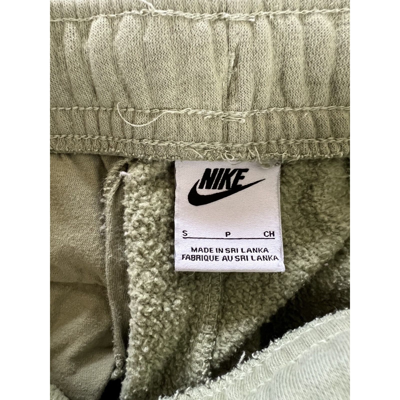 Nike Nike Women's Green Straight Open Hem Club Fleece Pants Size Size 26" / US 2 / IT 38 - 4 Thumbnail