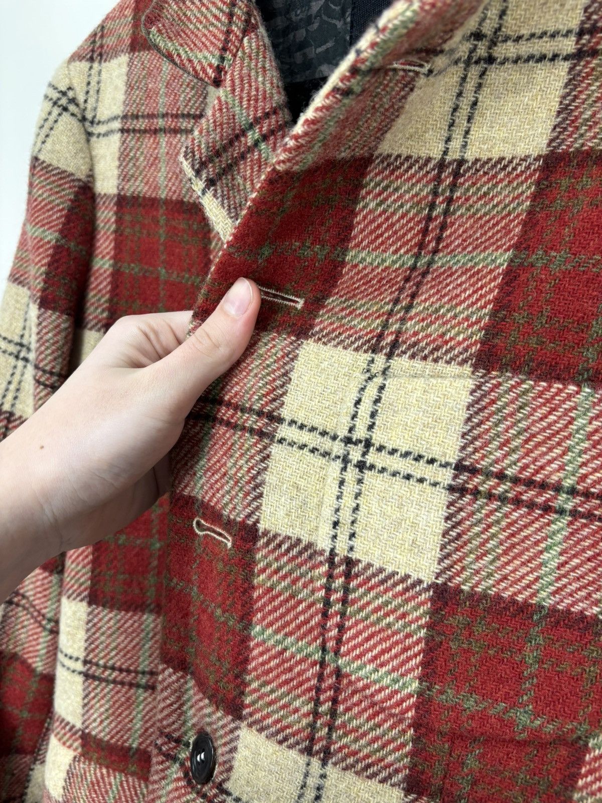 Other Luis Trenker Women’s Plaid Check Alpine Wool Blazer Jacket Size XL / US 12-14 / IT 48-50 - 12 Thumbnail