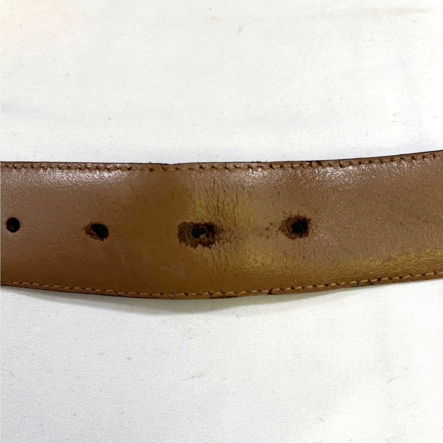 Allen Edmonds Allen Edmonds Mens Brown Leather Belts Size 44 SKU 6663 Size 44 - 8 Thumbnail