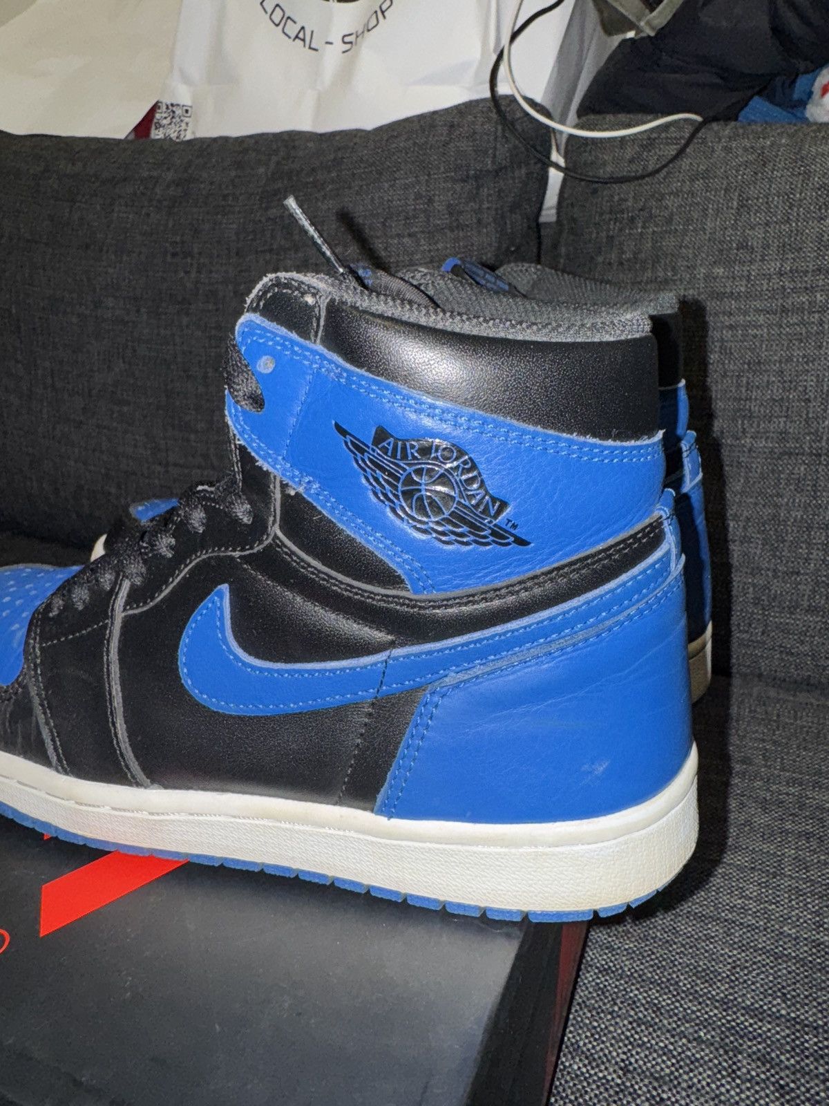 Jordan Brand Air Jordan 1 High Royal Blue Size US 8 / EU 41 - 10 Thumbnail