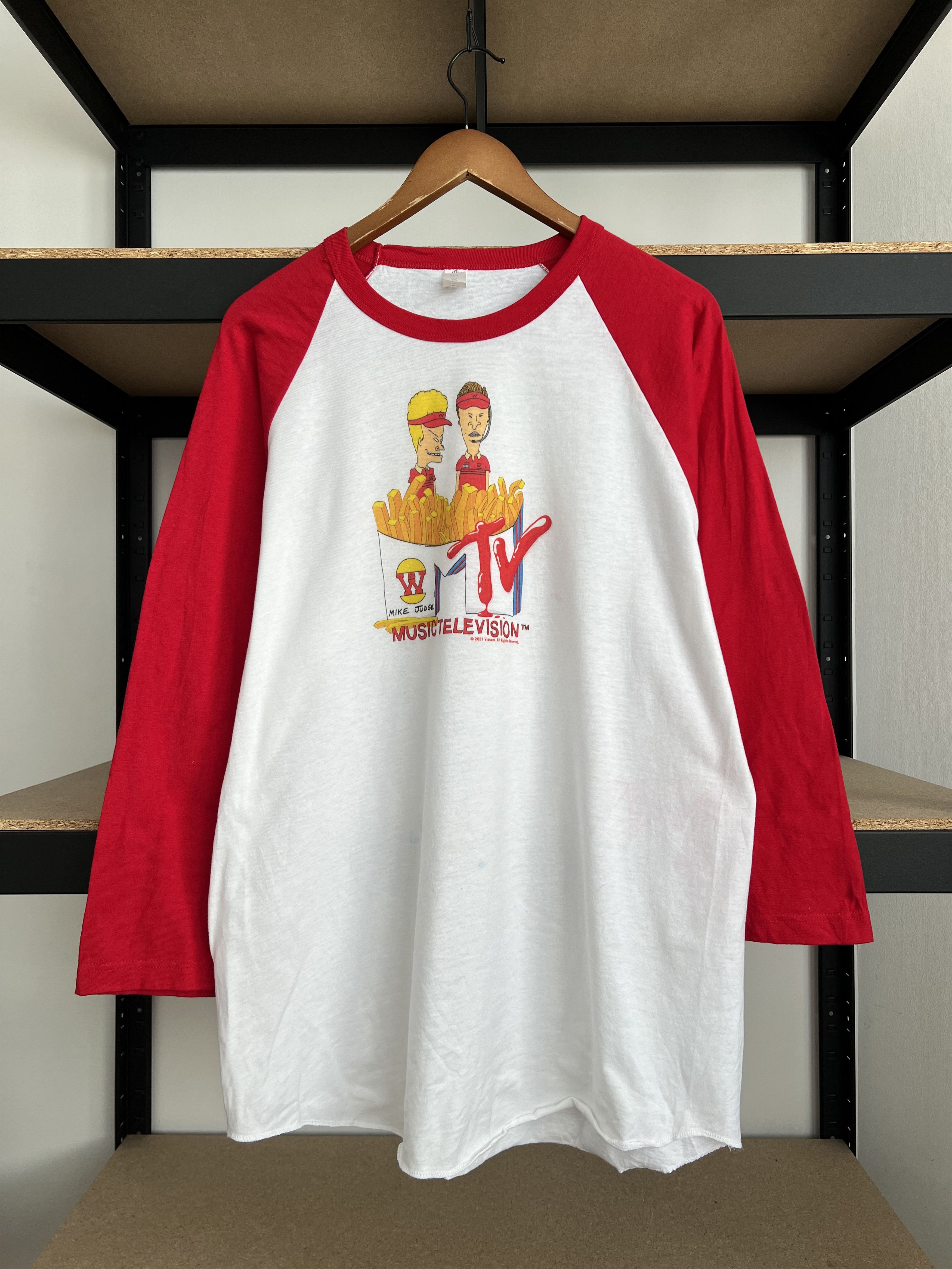 Cartoon Network Vintage 2021 Beavis and Butt-Head MTV Cartoon Long Sleeve Size US L / EU 52-54 / 3 - 1 Thumbnail
