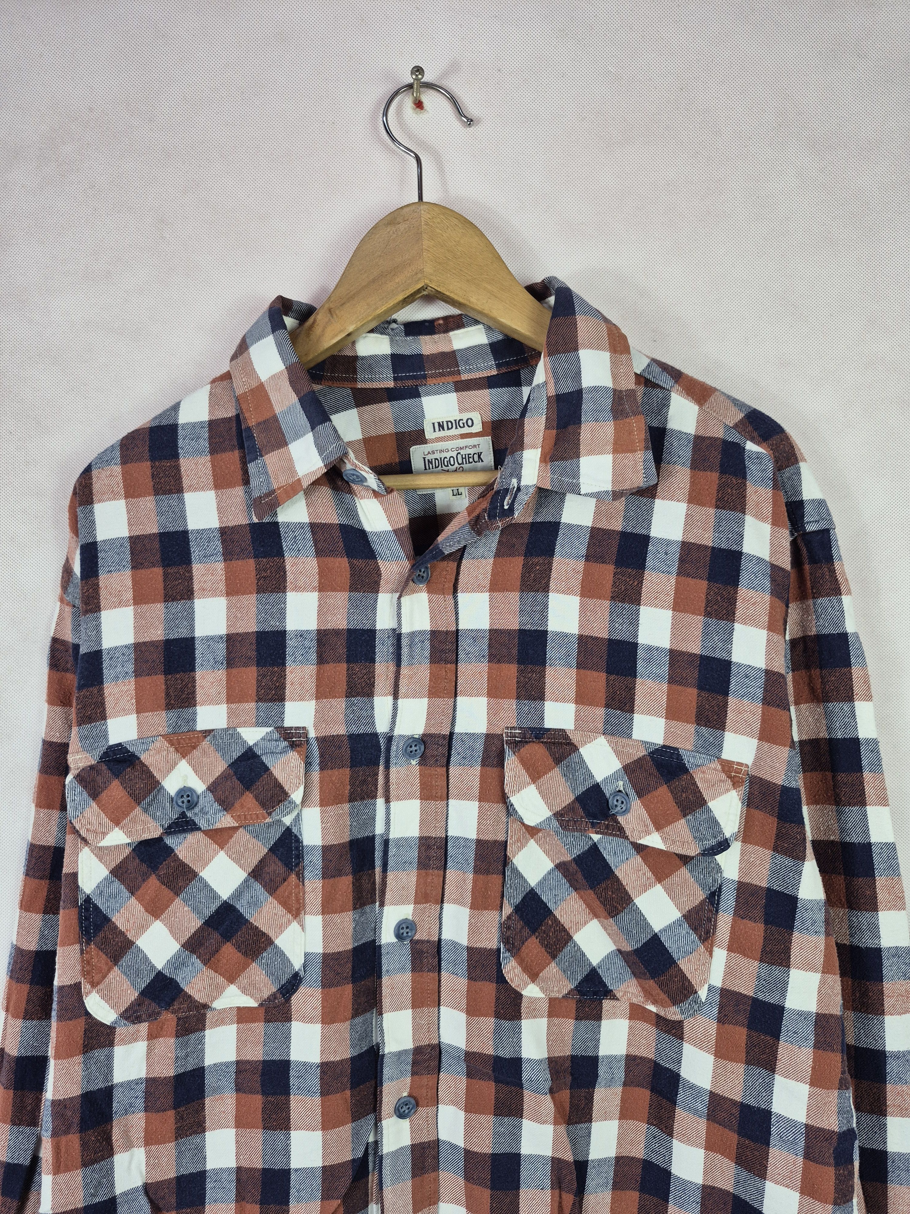 Big John 🔥 Big John Checkered Flannel Button Up Shirt Size US XL / EU 56 / 4 - 2 Thumbnail