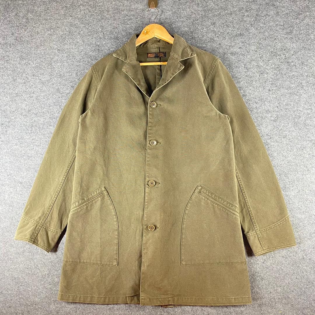 Dickies Vintage 90s Dickies Millitary Parka Jacket Size US L / EU 52-54 / 3 - 3 Thumbnail