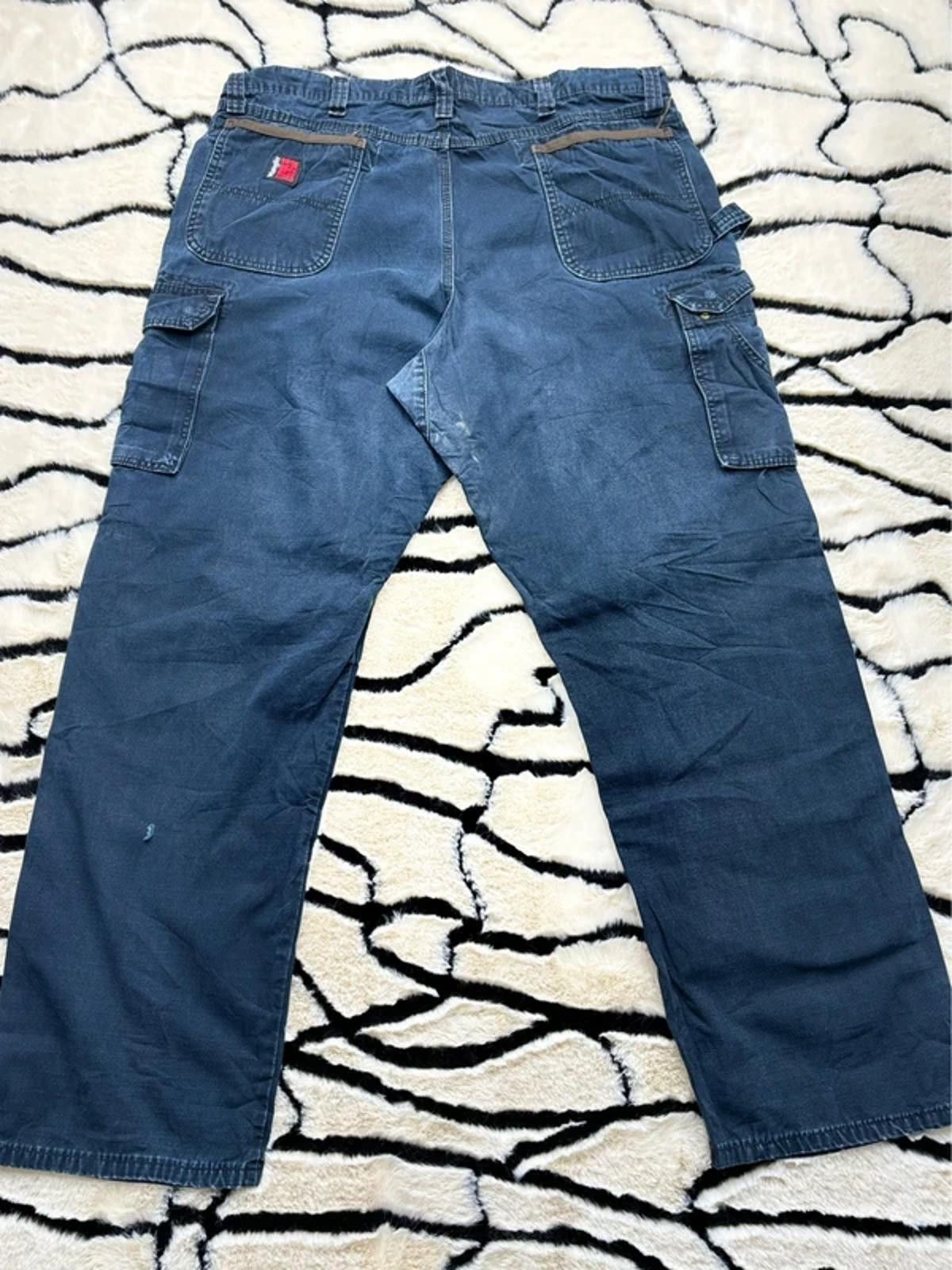 Other Men’s vintage carpenter workwear wide leg jeans size 40x34 Size US 40 / EU 56 - 2 Thumbnail