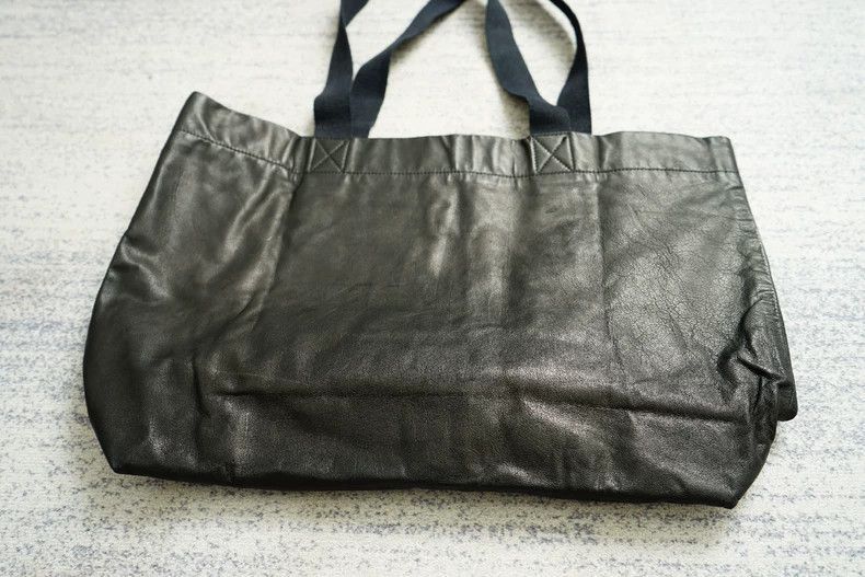 Yohji Yamamoto Yohji Yamamoto Yohji Yamamoto Leather Tote Bag Size ONE SIZE - 4 Thumbnail
