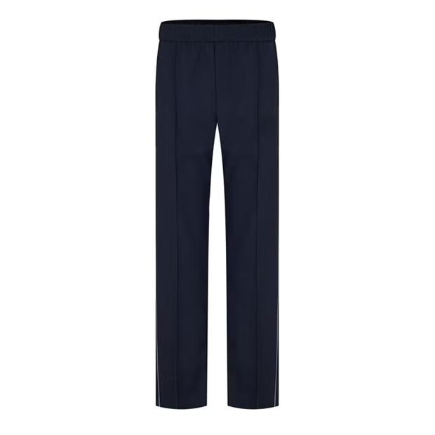Embroidered Wool Twill Trousers