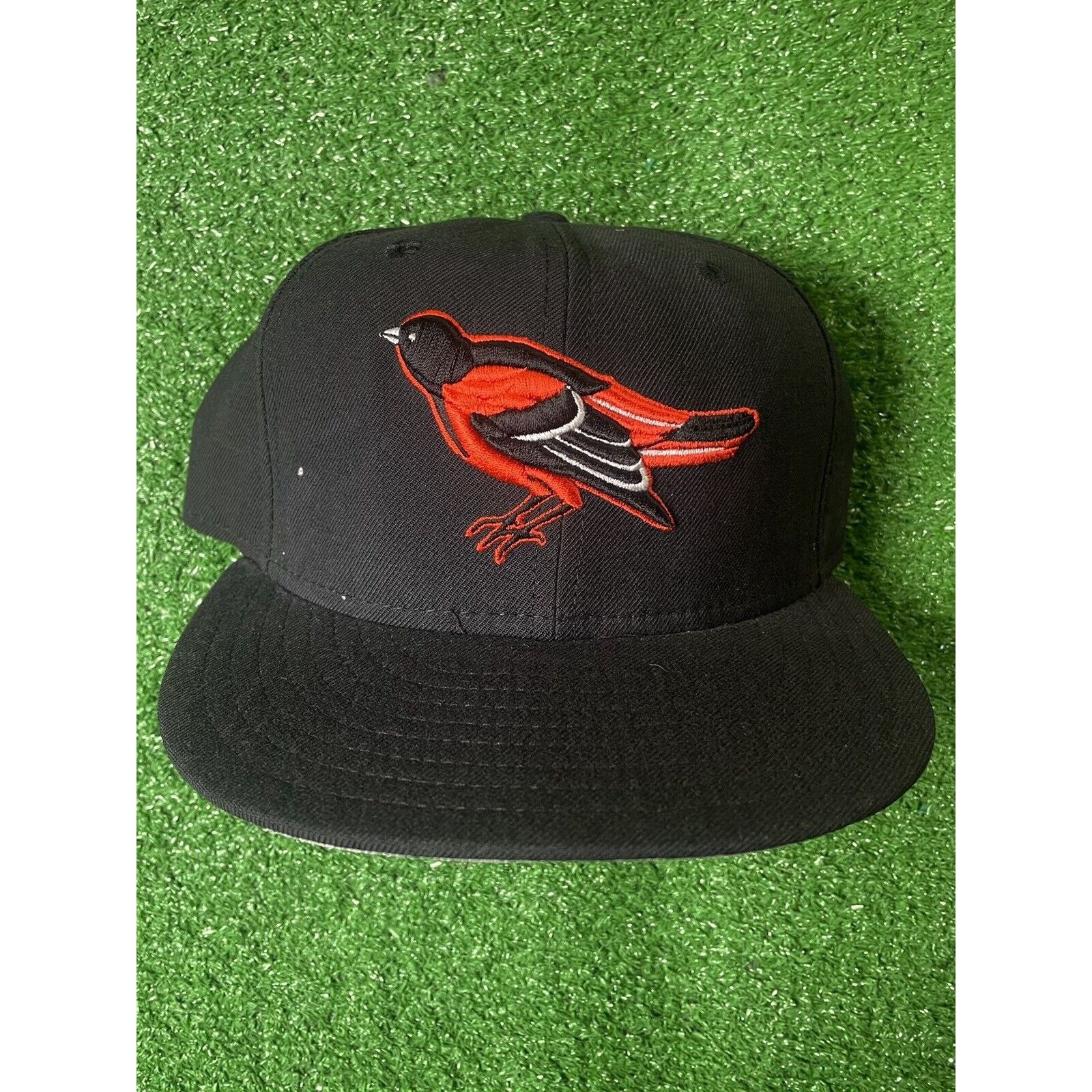 New Era Vintage New Era Diamond Baltimore Orioles 6 7/8 Fitted Hat Size 28 - 1 Thumbnail