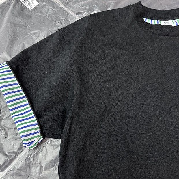 Japanese Brand × Vintage Striped High Gram Restitched Shirt Size US XL / EU 56 / 4 - 4 Thumbnail