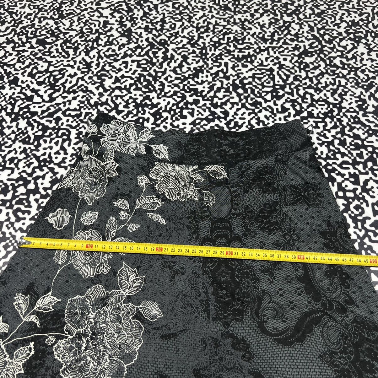 Desigual Vintage Y2K Desigual Floral Japanese Style Retro Midi Skirt Size 28" / US 6 / IT 42 - 21 Thumbnail