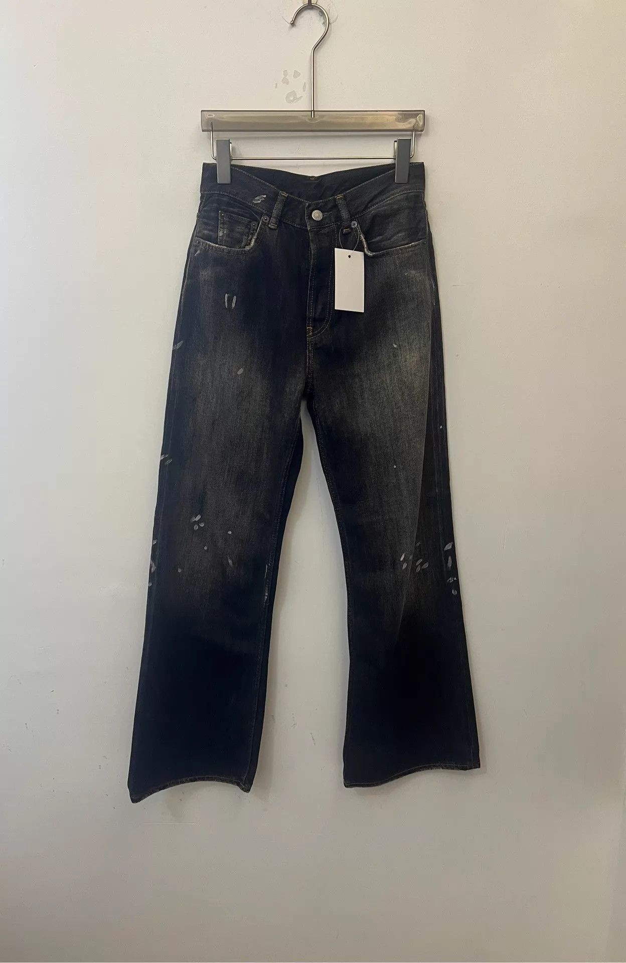 Acne Studios Acne FW24 Painted Wide Leg Loose Fit Women's Jeans Size 24" / US 00 / IT 34 - 1 Thumbnail
