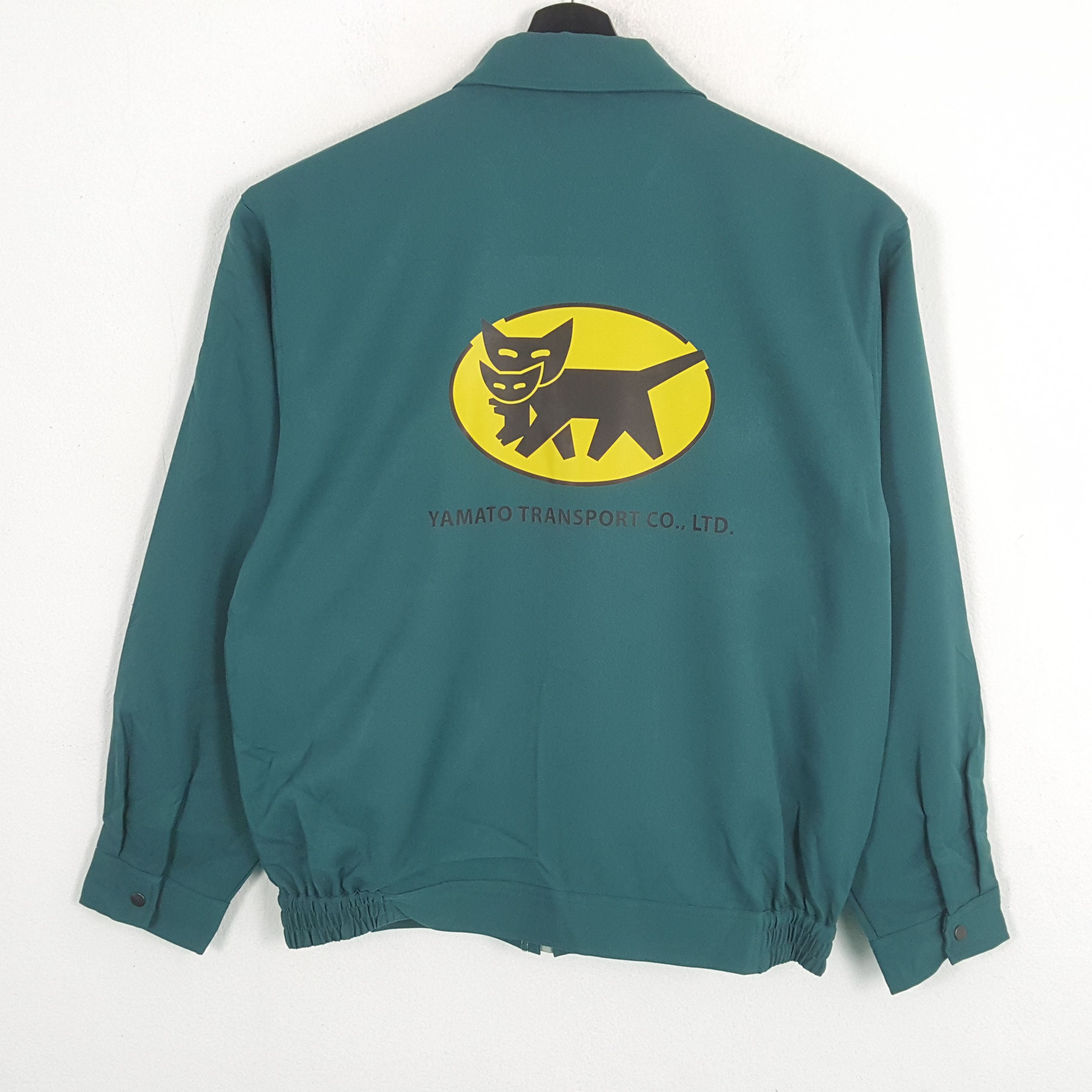 Japanese Brand × Vintage YAMATO TRANSPORT Japanese Workwear Custom Art Jacket Size US L / EU 52-54 / 3 - 1 Thumbnail
