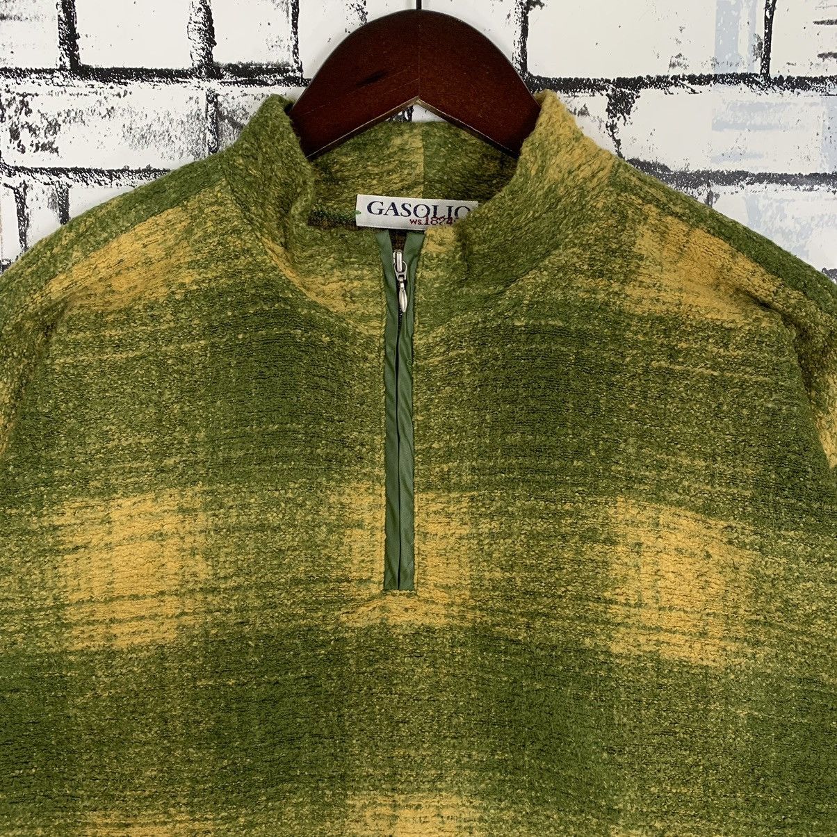 Vintage Vintage Gasolio Checkerboard Half Zip Gasolio Pullover Size US S / EU 44-46 / 1 - 2 Thumbnail