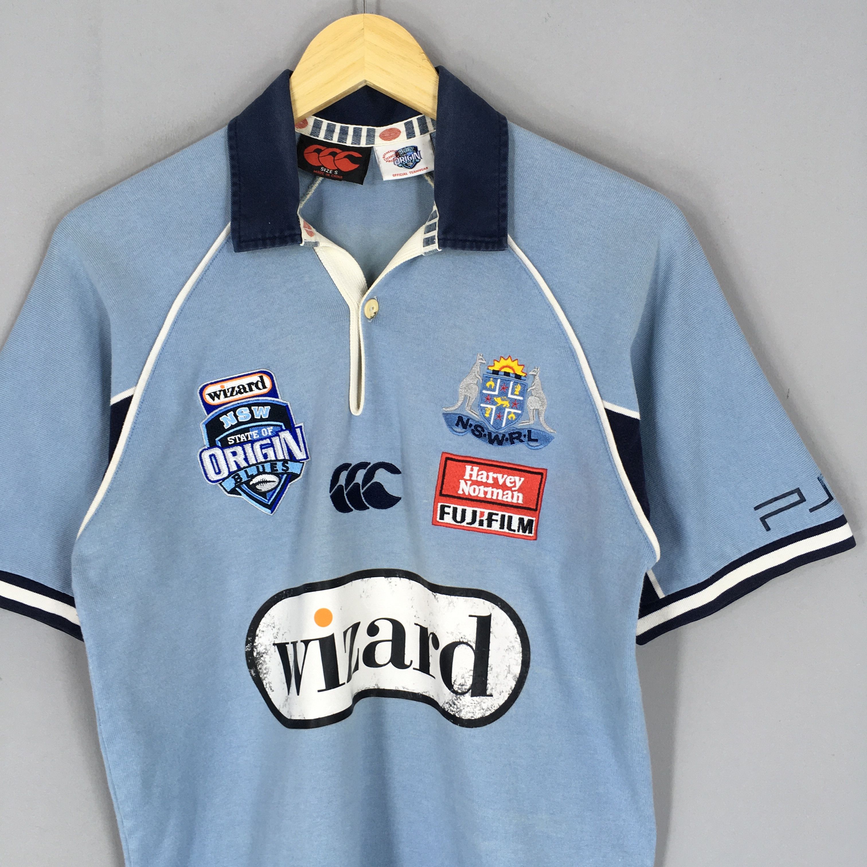 Other Vintage Canterbury NSW State Of Origin Rugby Shirt Small Size US S / EU 44-46 / 1 - 2 Thumbnail