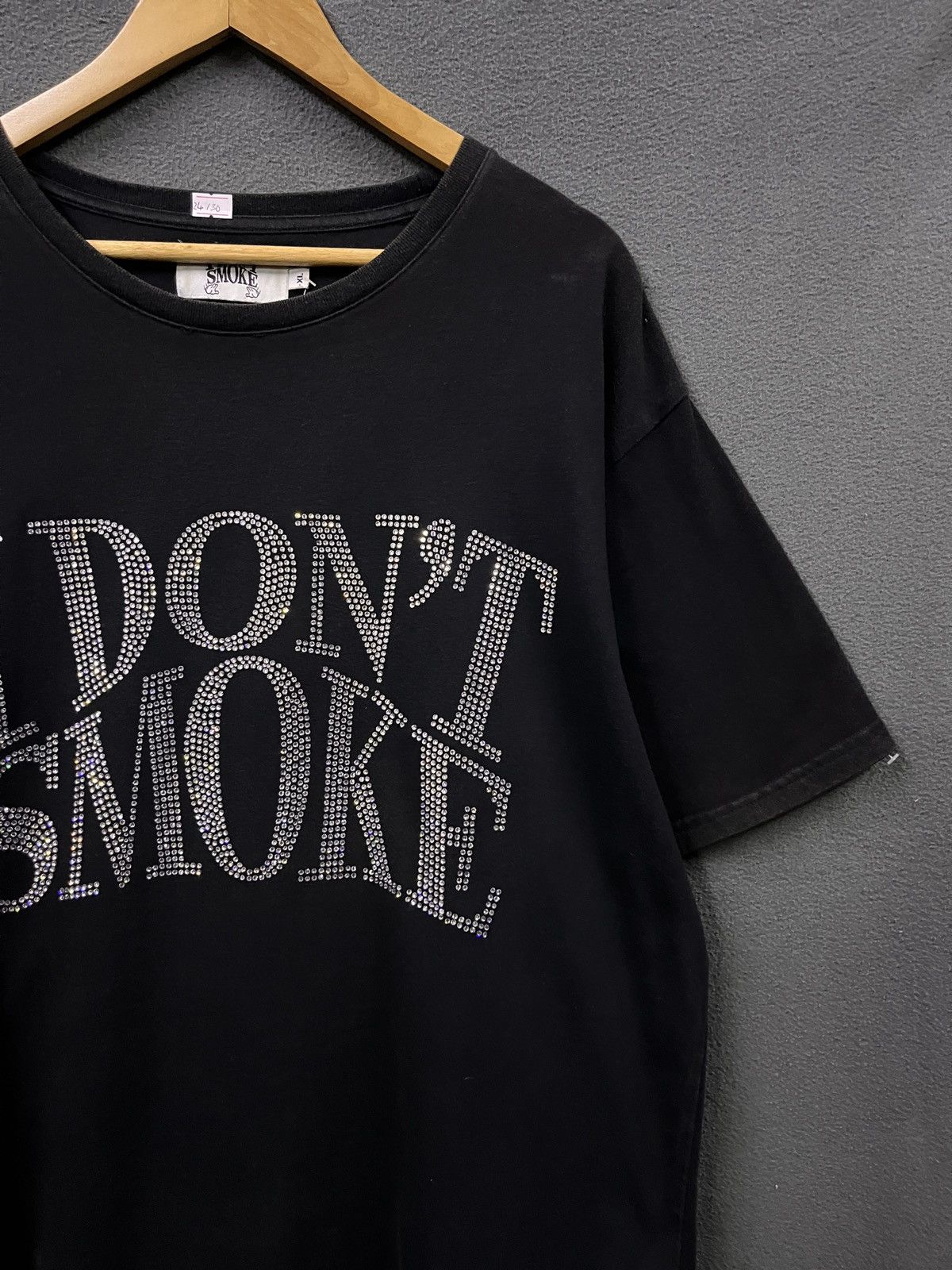 Other I DONT SMOKE SEAROVSKI TSHIRT Size US XL / EU 56 / 4 - 2 Thumbnail