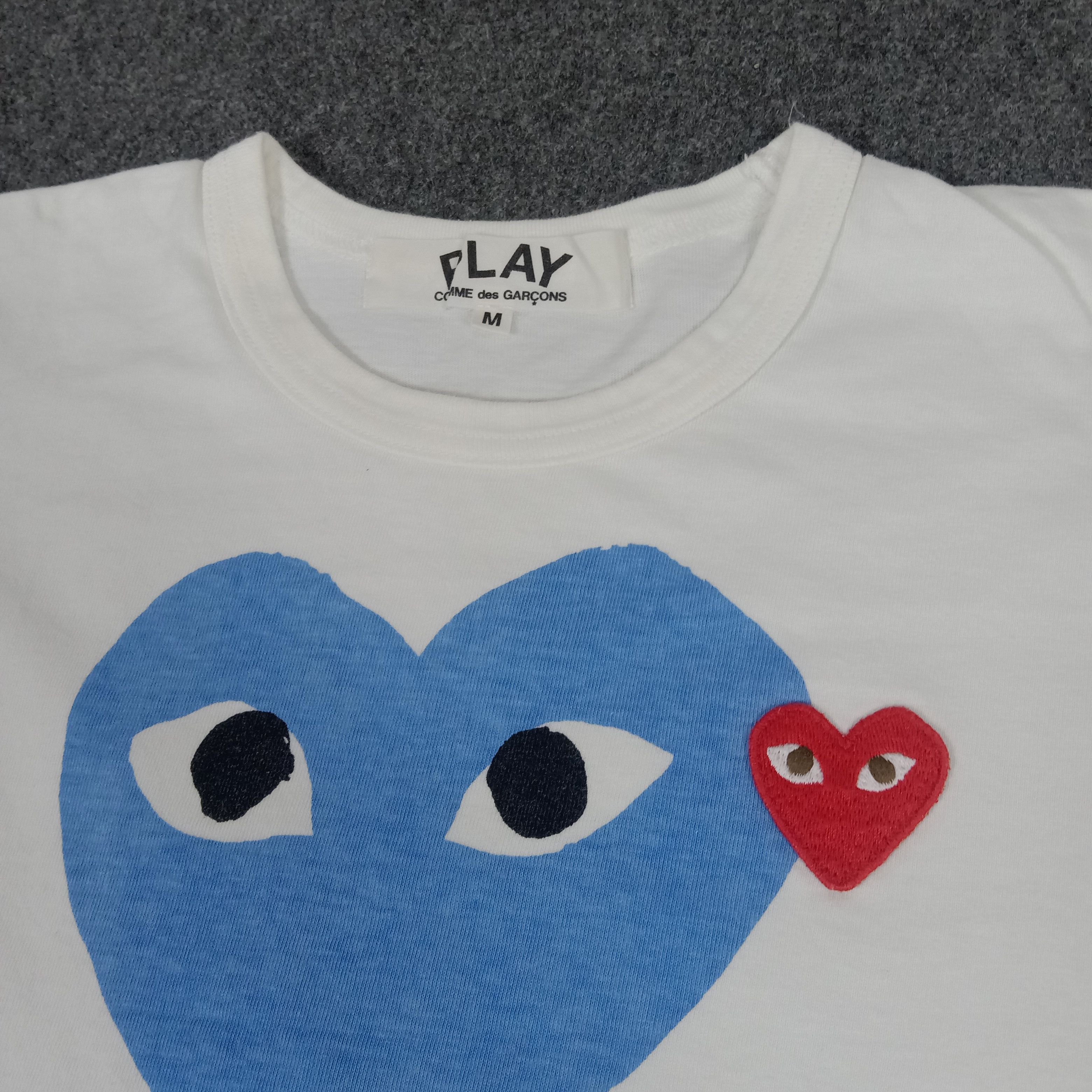 Comme des Garcons × Japanese Brand × Vintage Comme des Garcons Play Japanese Brand Tshirt Size S / US 4 / IT 40 - 2 Thumbnail