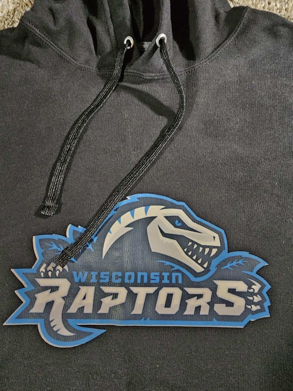 Athletic Works Athletic Works Wisconsin Raptors 2xl hoodie black Size ONE SIZE - 2 Thumbnail