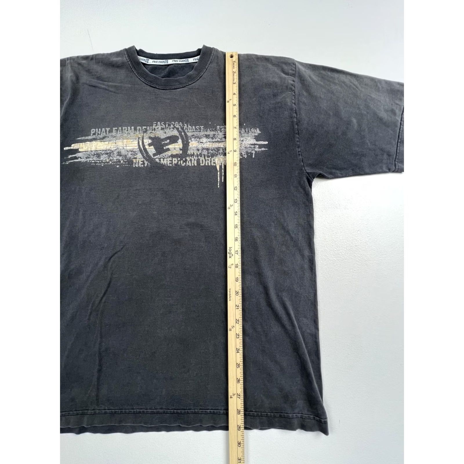 Phat Farm VINTAGE Phat Farm Shirt Mens Gray Logo Graphic Tee Hip Hop Streetwear Read Size US XXL / EU 58 / 5 - 6 Thumbnail
