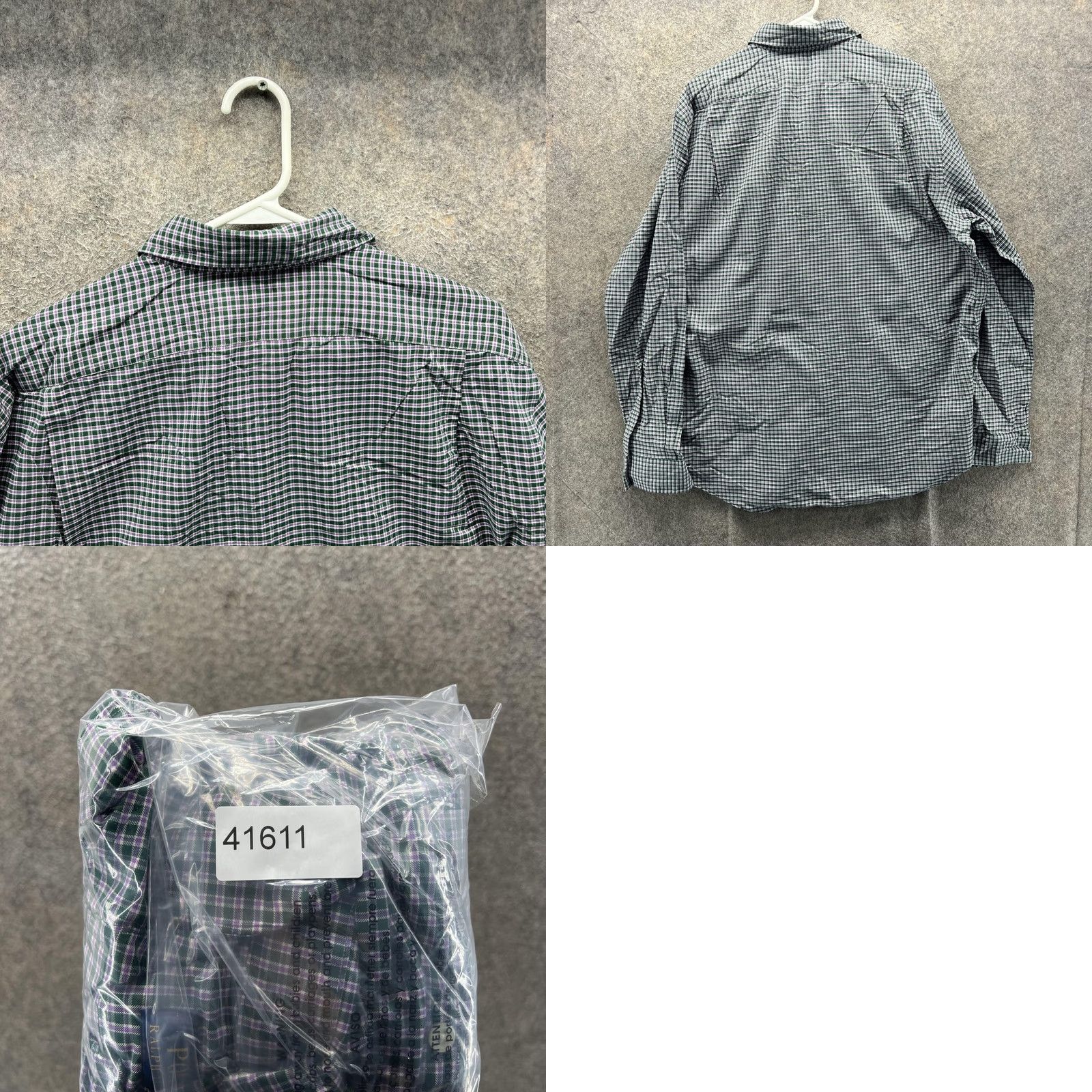 Polo Ralph Lauren Polo Ralph Lauren Shirt Mens XL Green Check OCBD Button Oxford Woven Vintage Size US XL / EU 56 / 4 - 8 Thumbnail