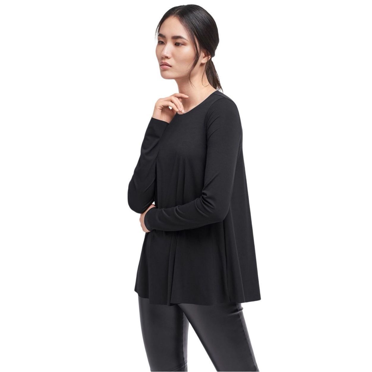 Wolford Wolford Aurora Pure Top Long Sleeves Navy Opal NWT XS Size XS / US 0-2 / IT 36-38 - 1 Thumbnail