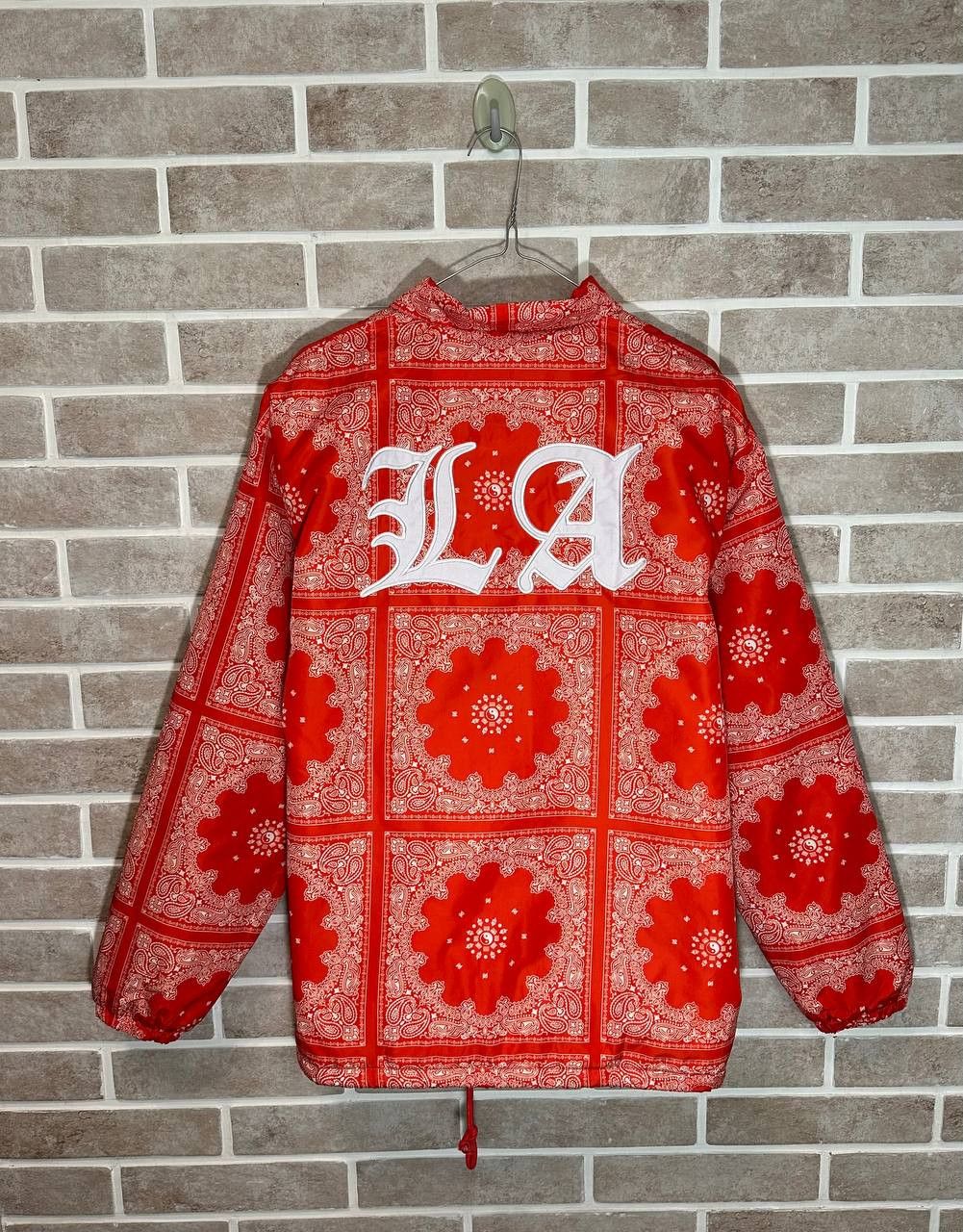 Japanese Brand NAGRI jacket Los Angeles hip hop streetwear Paisley pattern Size US M / EU 48-50 / 2 - 1 Thumbnail