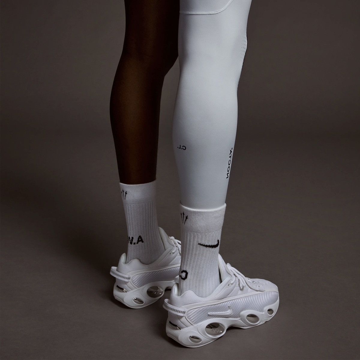 Drake × NOCTA × Nike Nocta x Nike - White Men's SingleLeg Basketball Tight size M Size US 30 / EU 46 - 4 Thumbnail