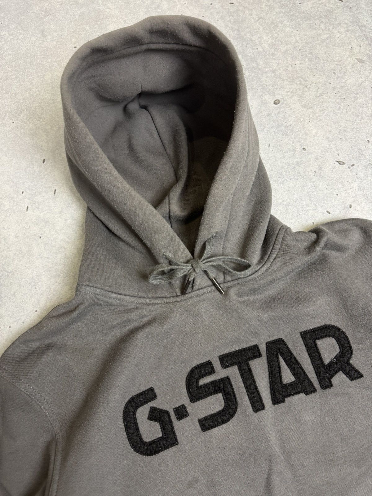 G-Star G Star Raw Spell Out Big Logo Hoodie Size US L / EU 52-54 / 3 - 3 Thumbnail