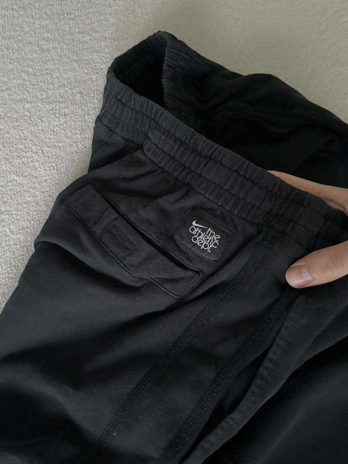 Nike × Vintage Vintage Nike Y2K swoosh cotton pants Size US 32 / EU 48 - 10 Thumbnail