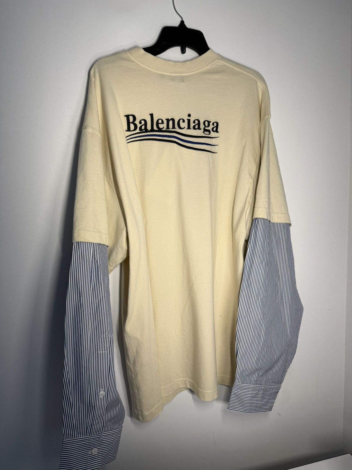Balenciaga Balenciaga Political Layered Tee size L- 3 Size US L / EU 52-54 / 3 - 2 Thumbnail
