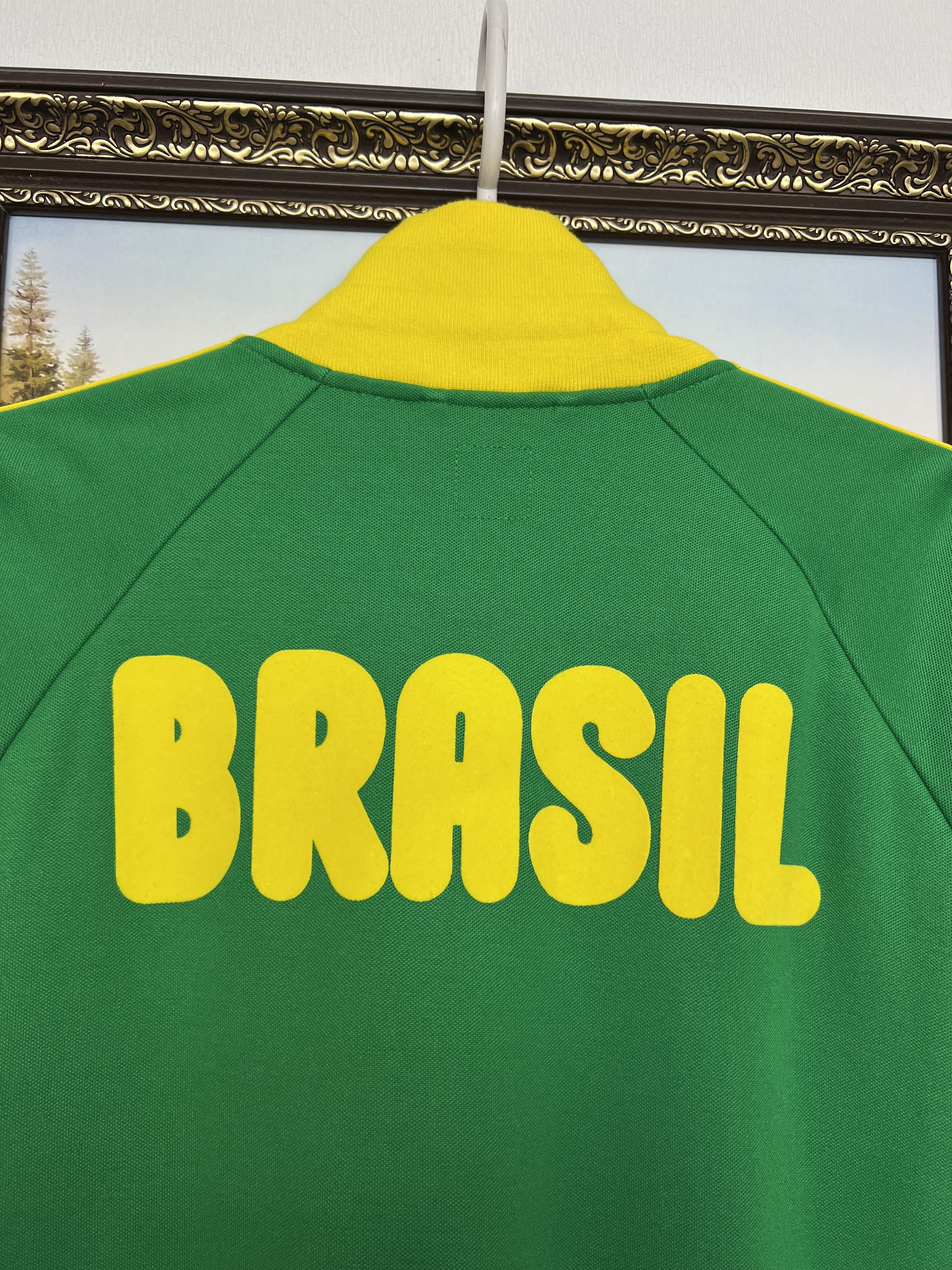 Adidas Originals Brazil Football Jacket Soccer World Cup Track Top Size US M / EU 48-50 / 2 - 10 Thumbnail