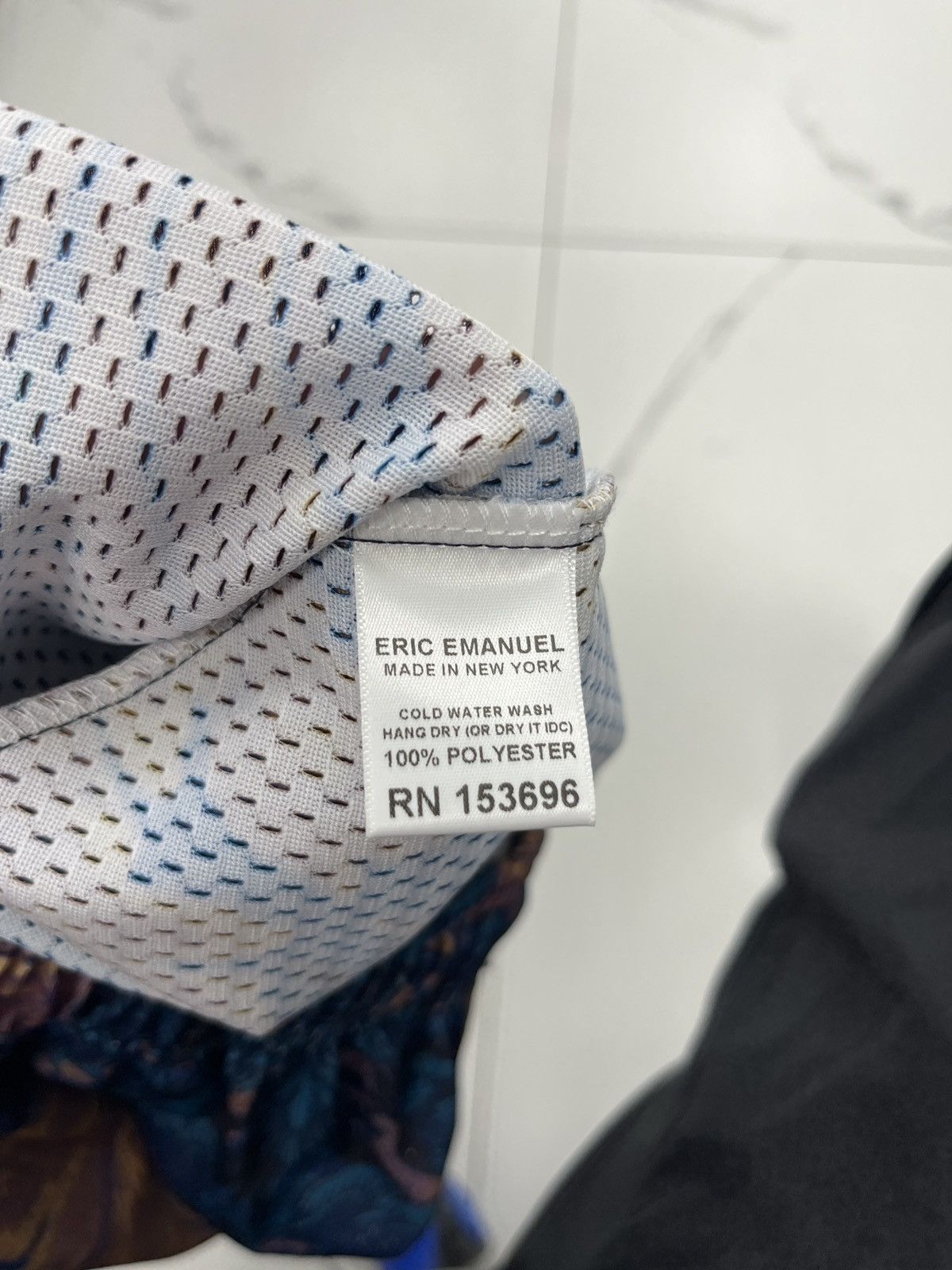 Eric Emanuel Eric Emanuel EE Basic Short "Wallpaper Blue" Size US 32 / EU 48 - 3 Thumbnail