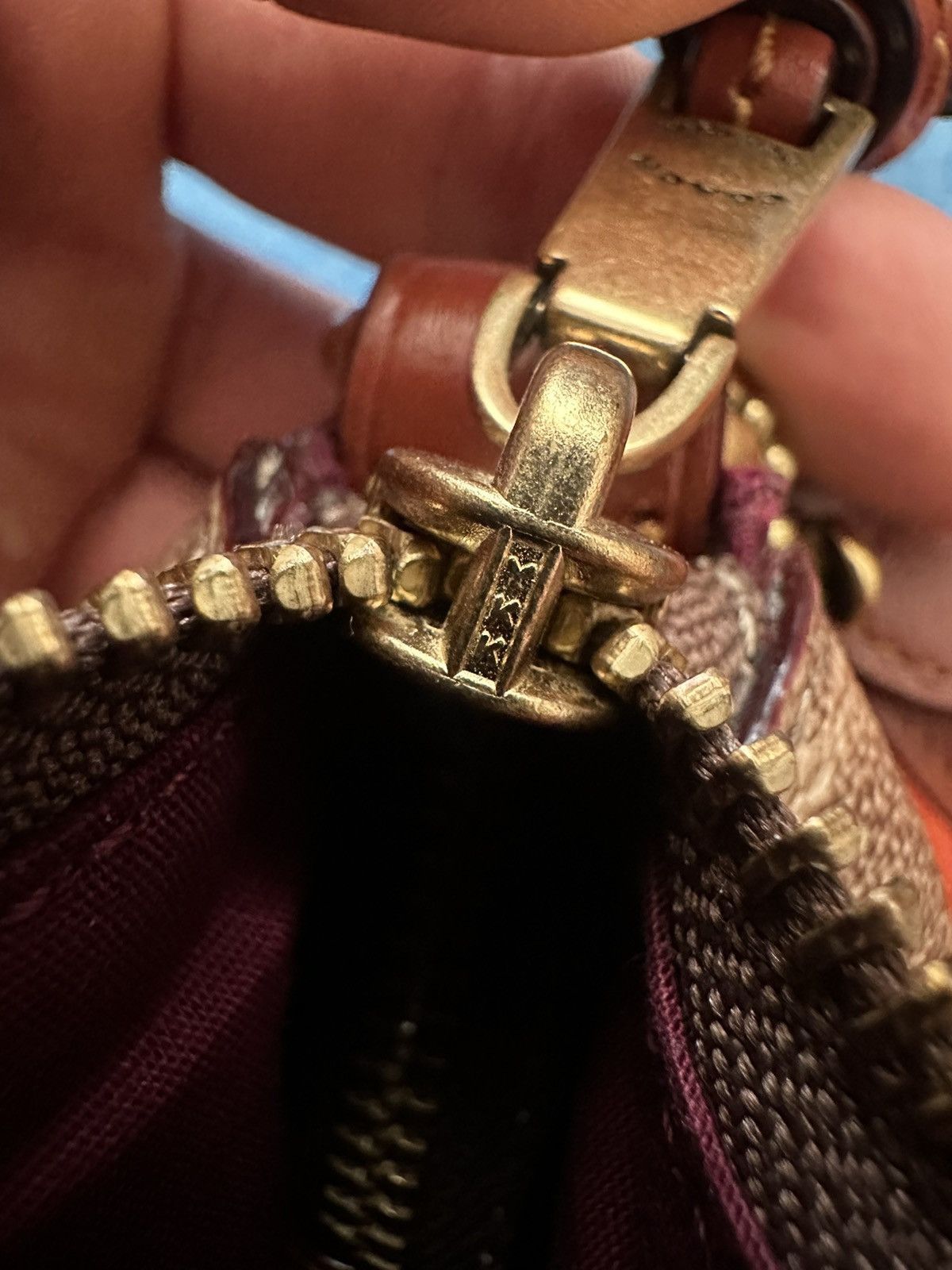 Coach Coach Mini Crossbody Bag Leather Monogram Brown Beige Size ONE SIZE - 13 Thumbnail
